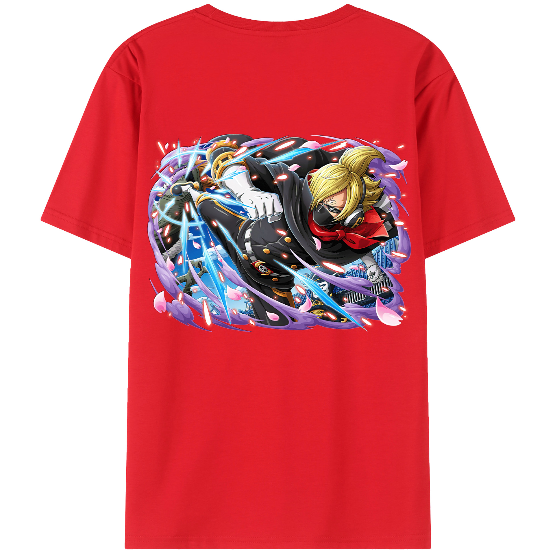 （画像用） ワンピース サンジ ONE PIECE Sanji レディース半袖Tシャツ(バックプリント)