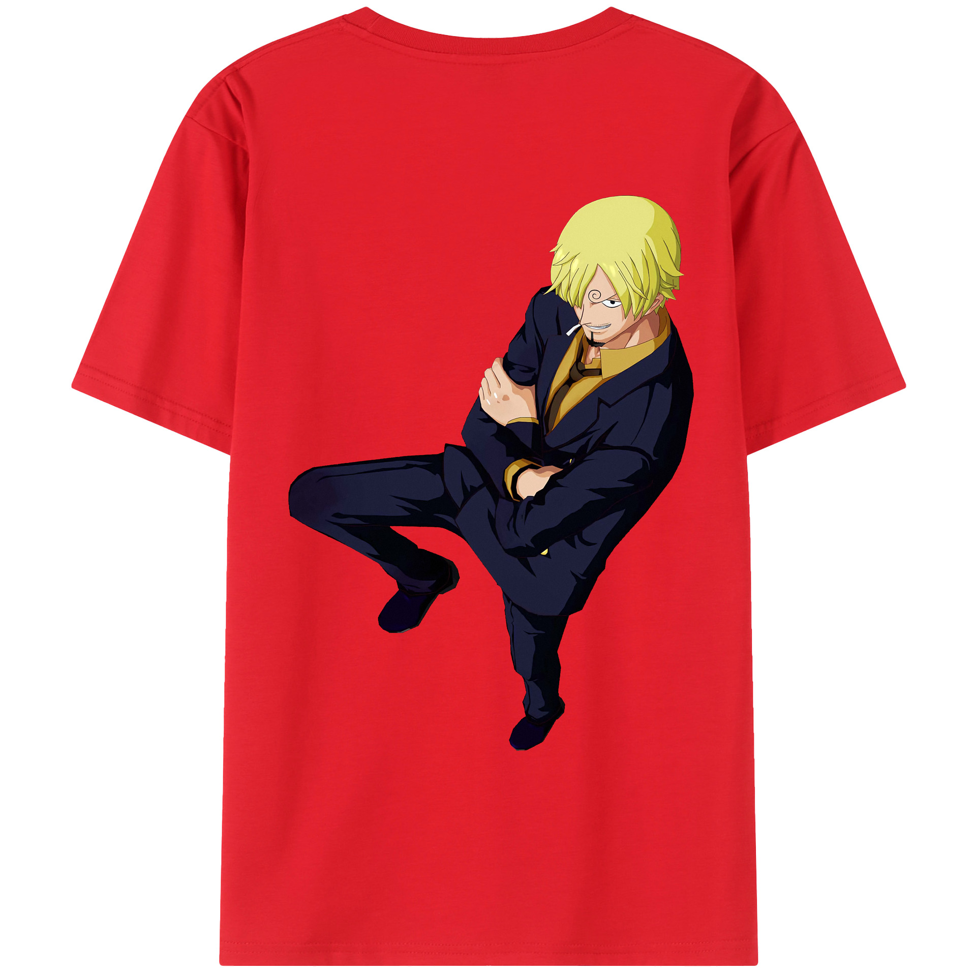 （画像用） ワンピース サンジ ONE PIECE Sanji レディース半袖Tシャツ(バックプリント)