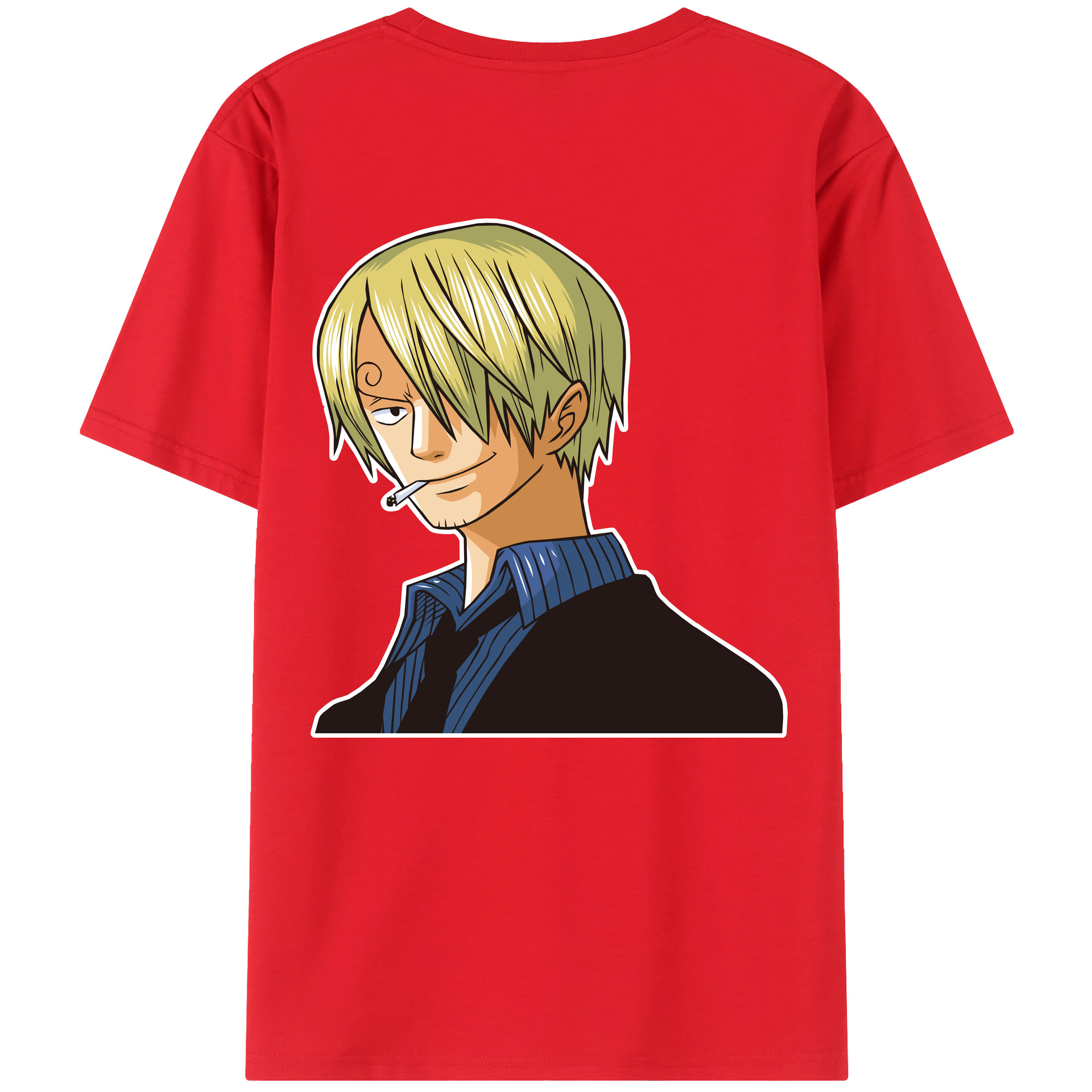（画像用） ワンピース サンジ ONE PIECE Sanji レディース半袖Tシャツ(バックプリント)