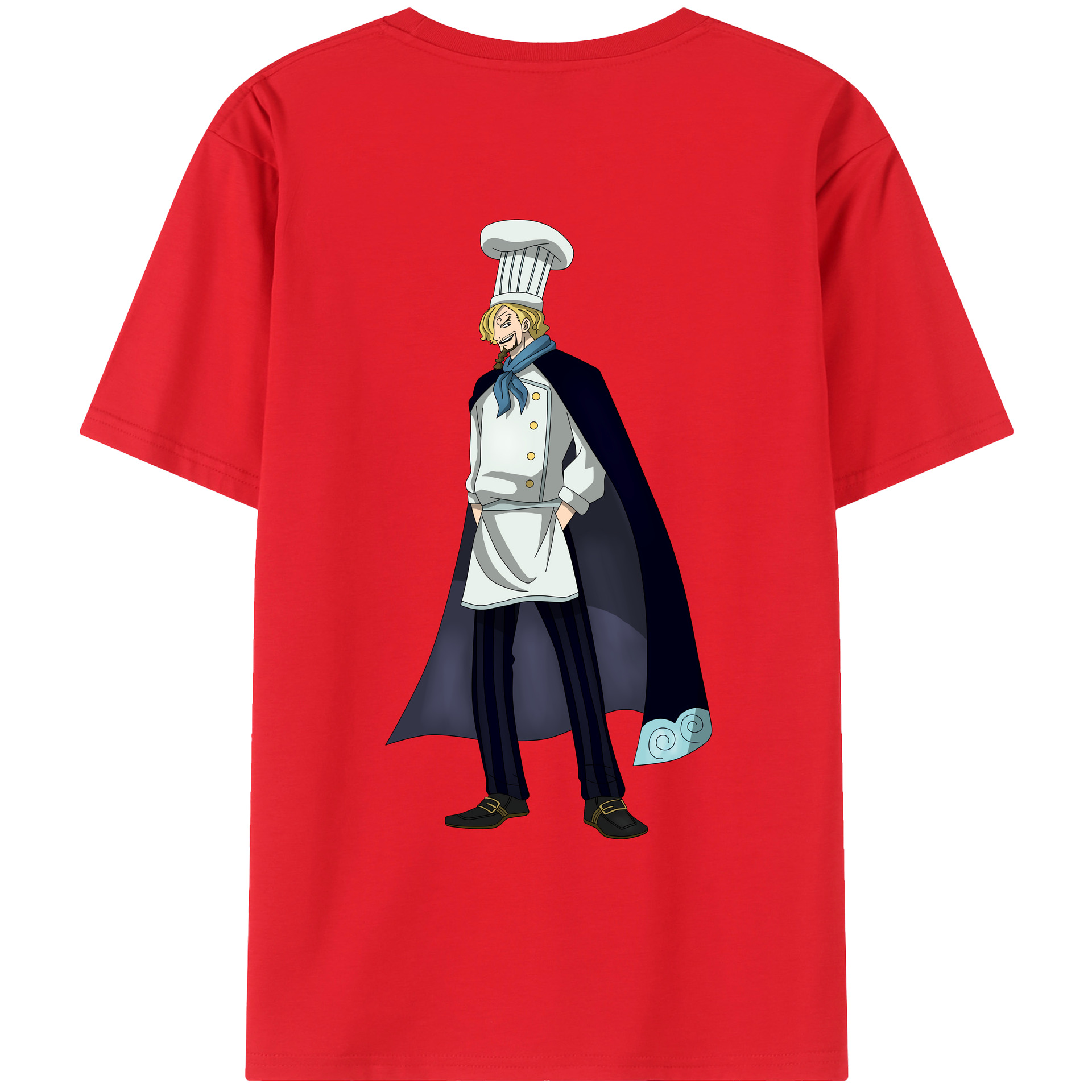 （画像用） ワンピース サンジ ONE PIECE Sanji レディース半袖Tシャツ(バックプリント)