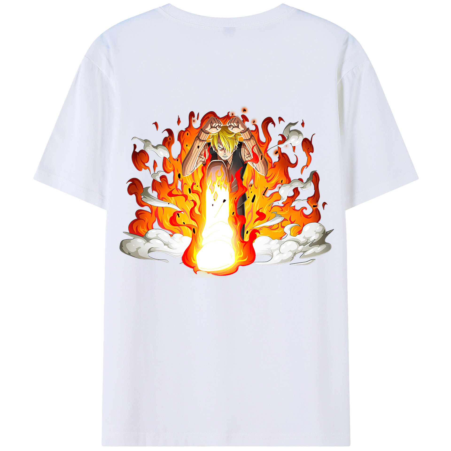 （画像用） ワンピース サンジ ONE PIECE Sanji レディース半袖Tシャツ(バックプリント)