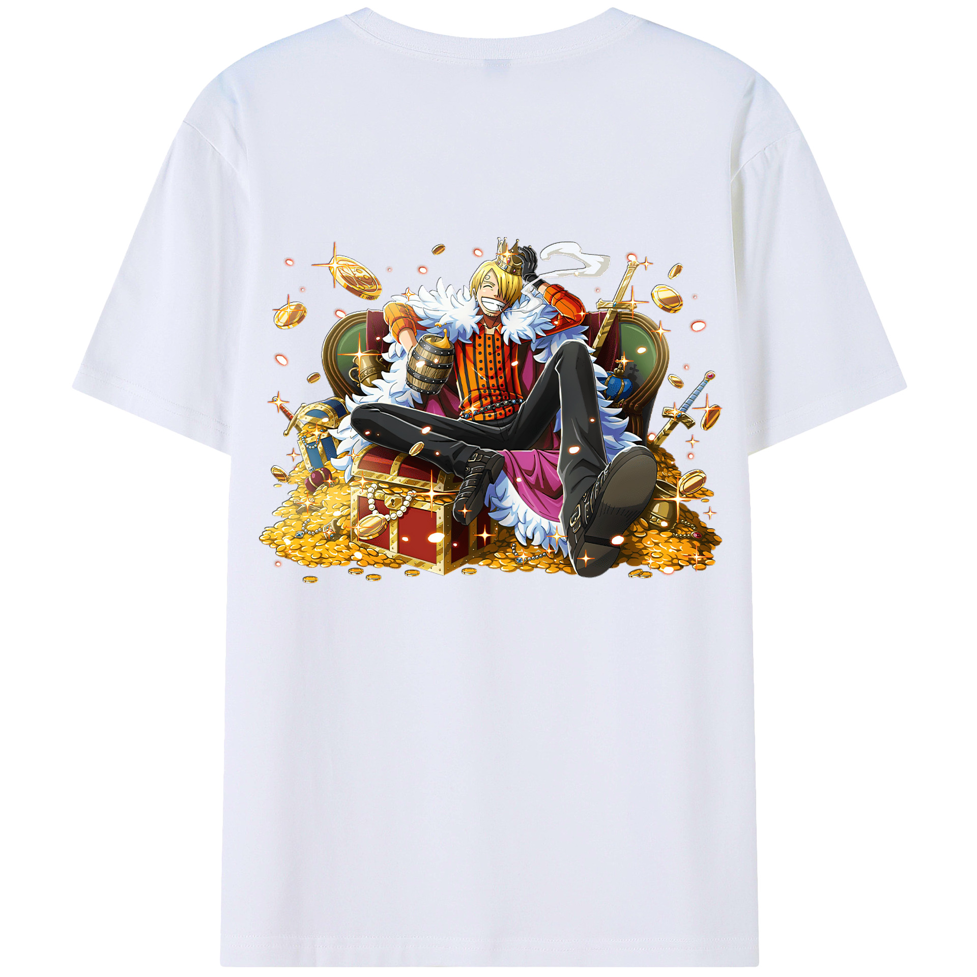 （画像用） ワンピース サンジ ONE PIECE Sanji レディース半袖Tシャツ(バックプリント)