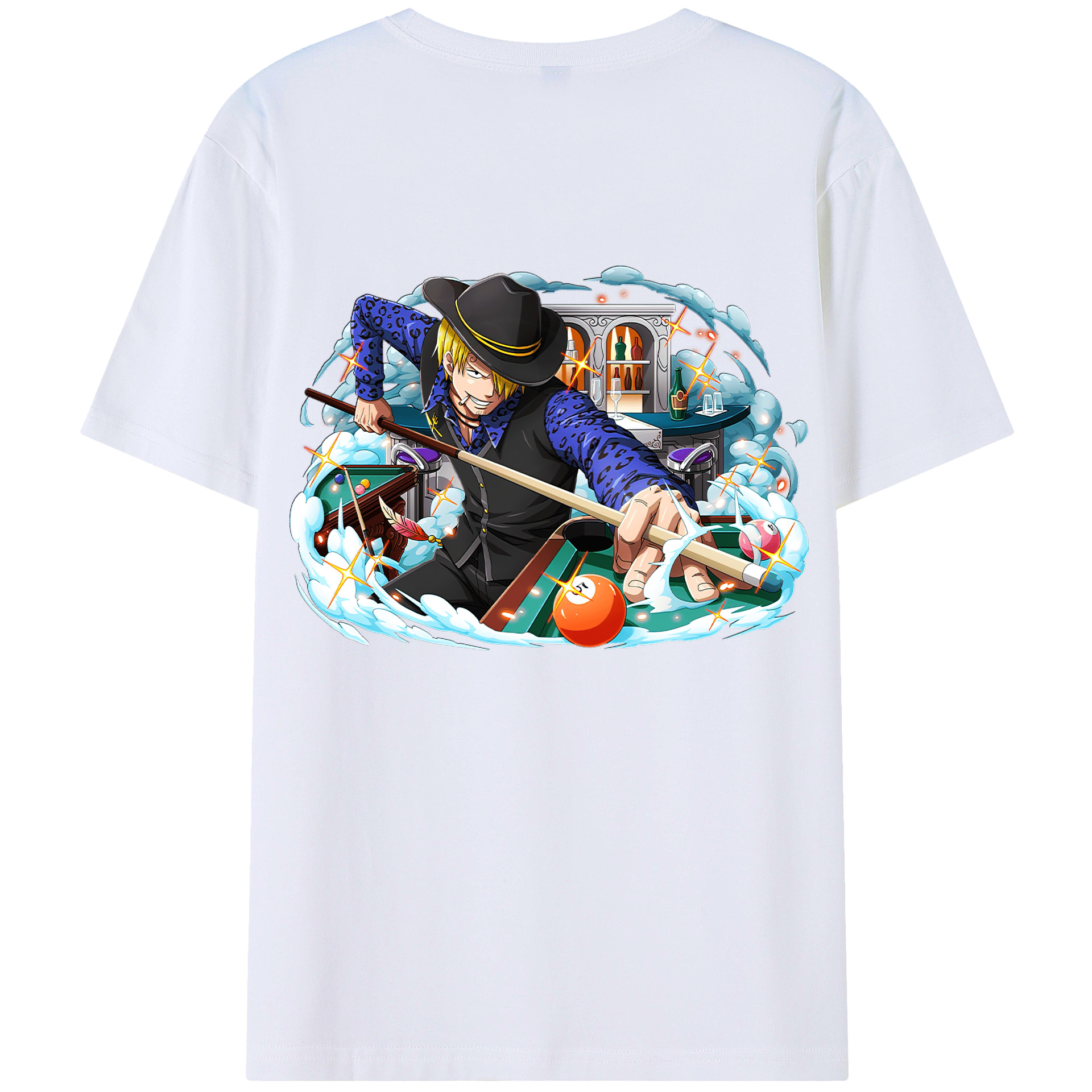 （画像用） ワンピース サンジ ONE PIECE Sanji レディース半袖Tシャツ(バックプリント)