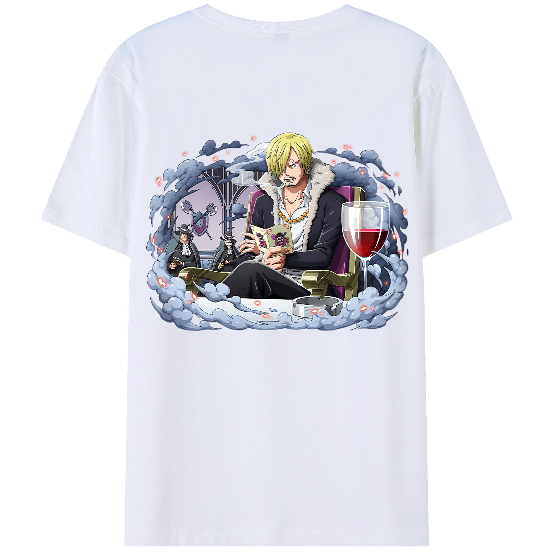 （画像用） ワンピース サンジ ONE PIECE Sanji レディース半袖Tシャツ(バックプリント)