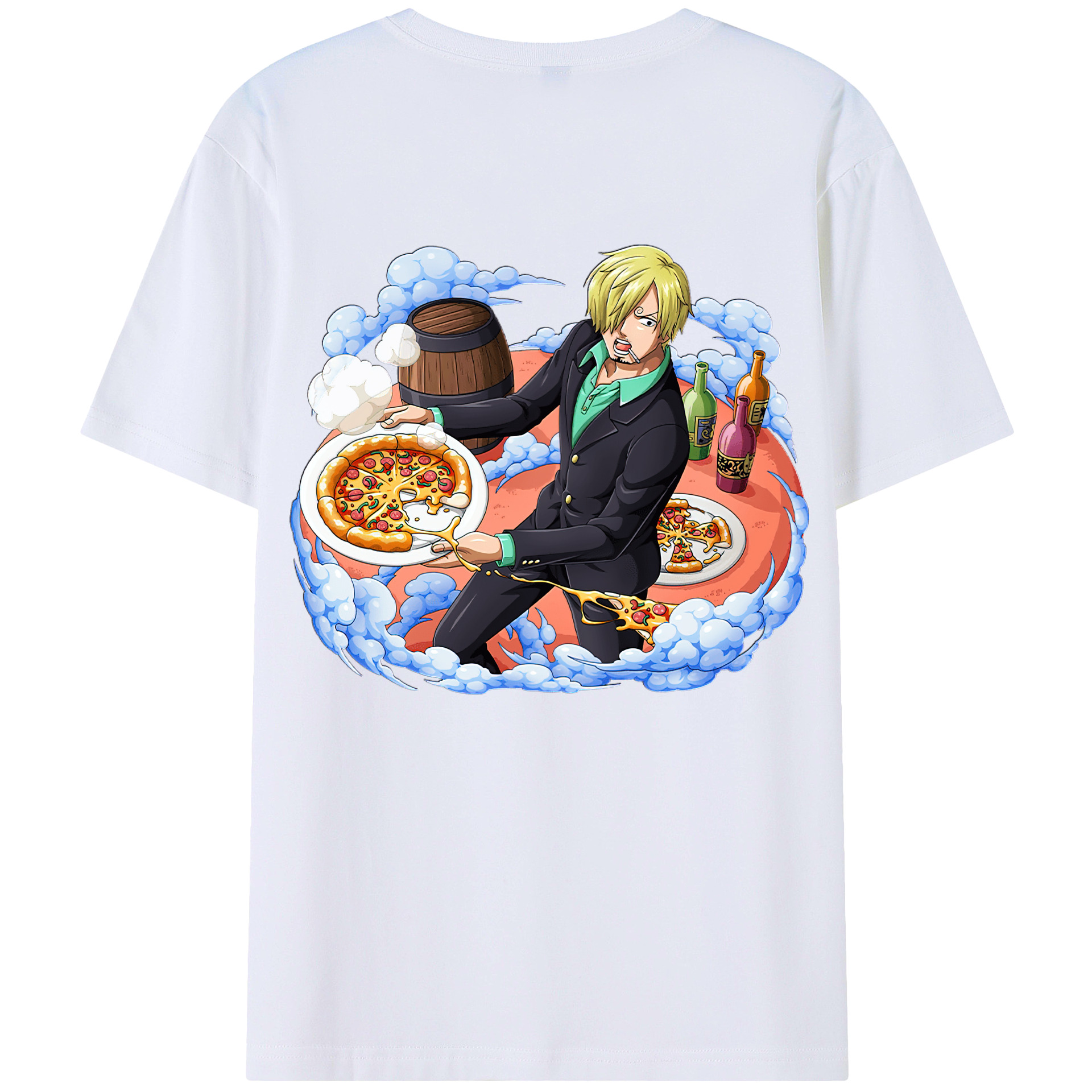 （画像用） ワンピース サンジ ONE PIECE Sanji レディース半袖Tシャツ(バックプリント)