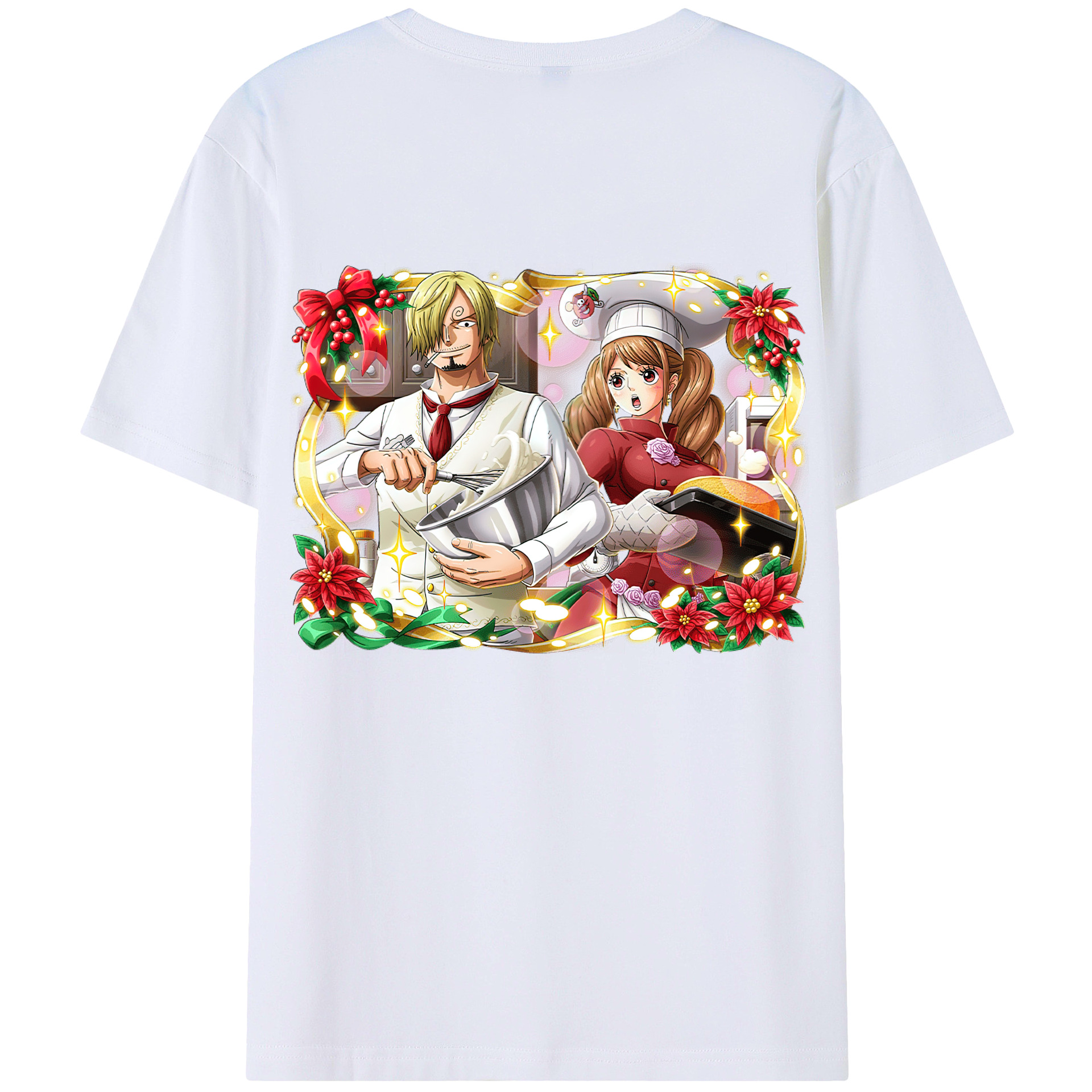 （画像用） ワンピース サンジ ONE PIECE Sanji レディース半袖Tシャツ(バックプリント)