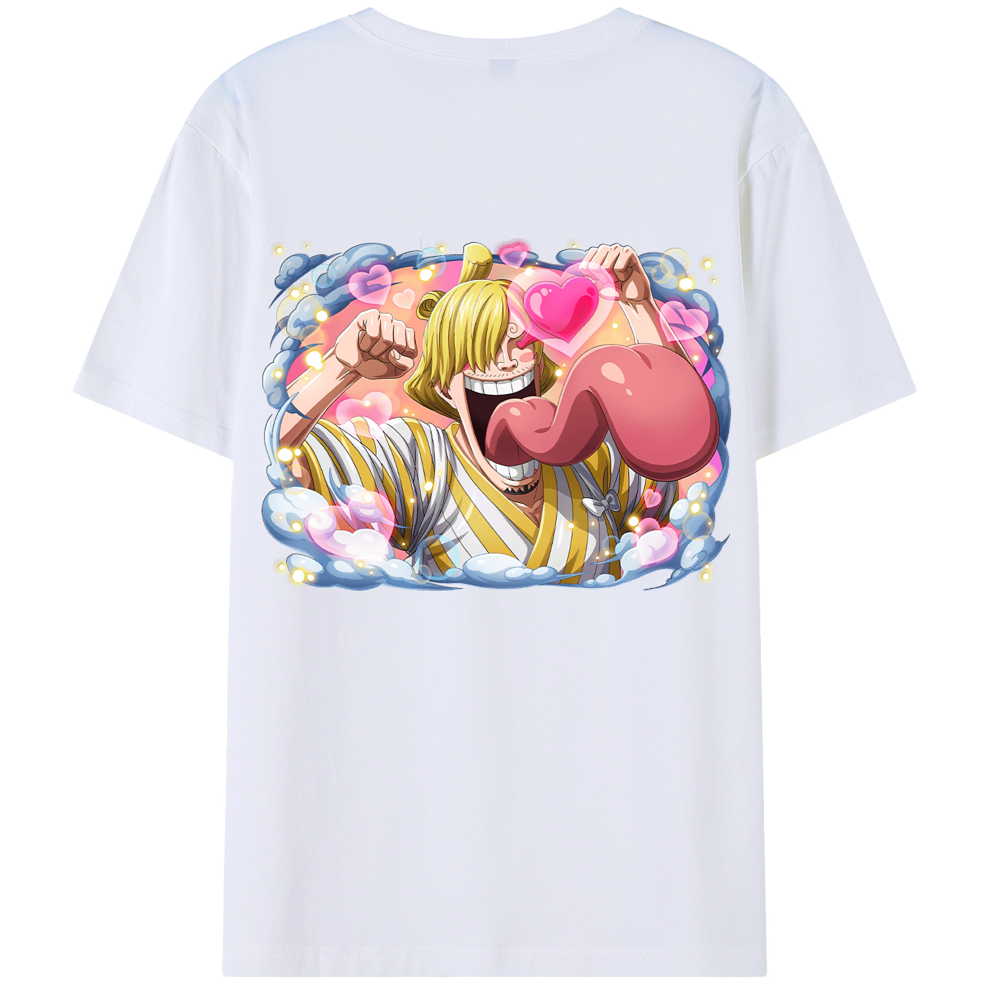 （画像用） ワンピース サンジ ONE PIECE Sanji レディース半袖Tシャツ(バックプリント)
