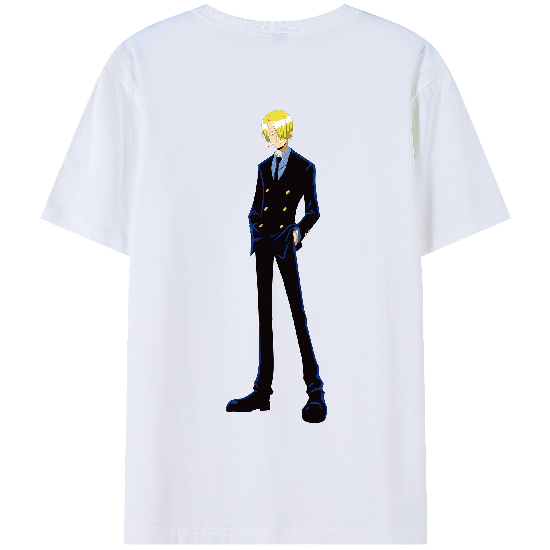 （画像用） ワンピース サンジ ONE PIECE Sanji レディース半袖Tシャツ(バックプリント)