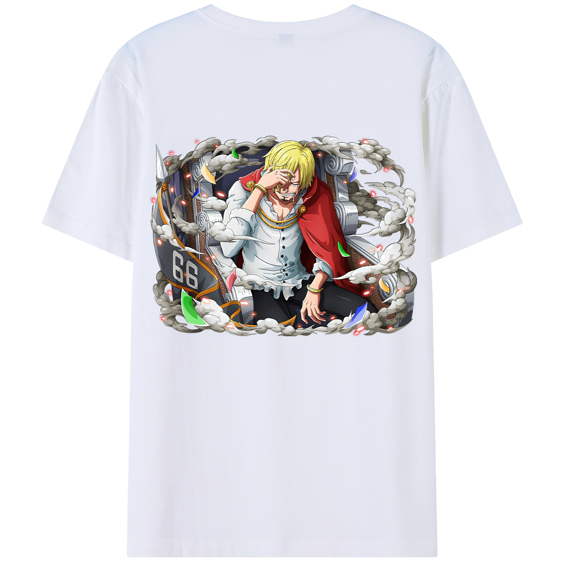 （画像用） ワンピース サンジ ONE PIECE Sanji レディース半袖Tシャツ(バックプリント)