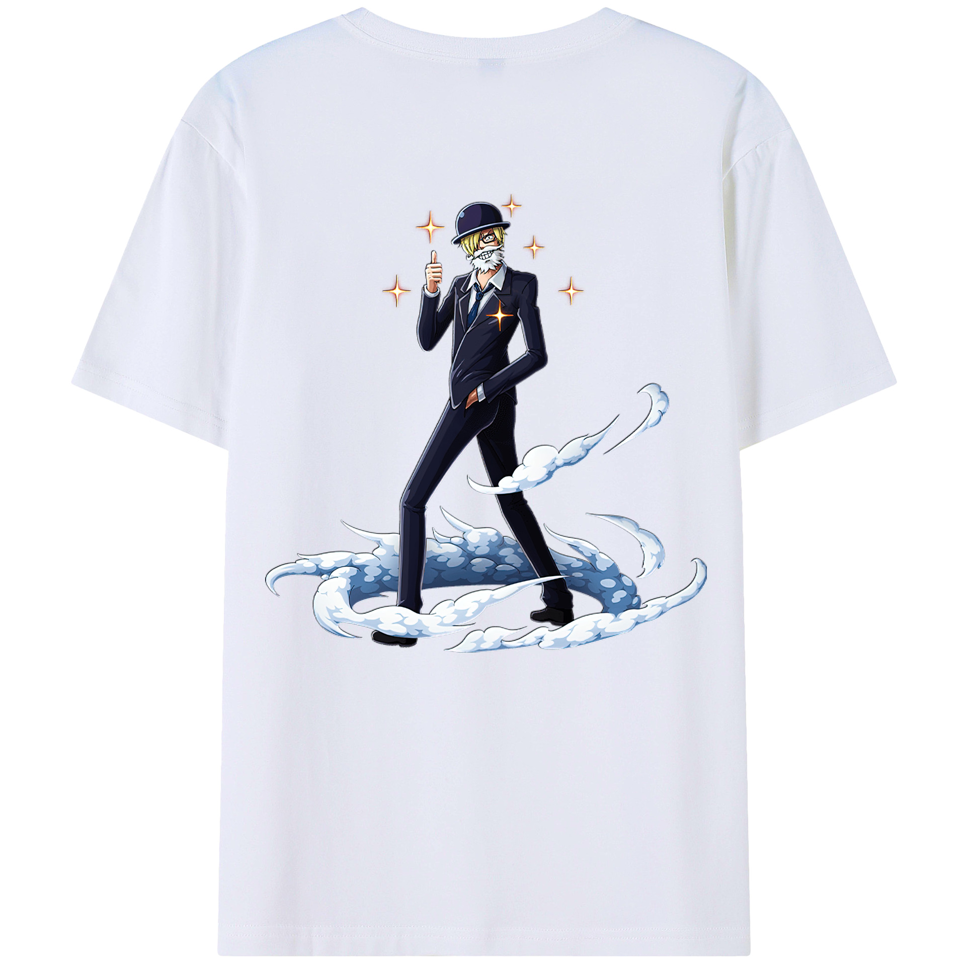 （画像用） ワンピース サンジ ONE PIECE Sanji レディース半袖Tシャツ(バックプリント)