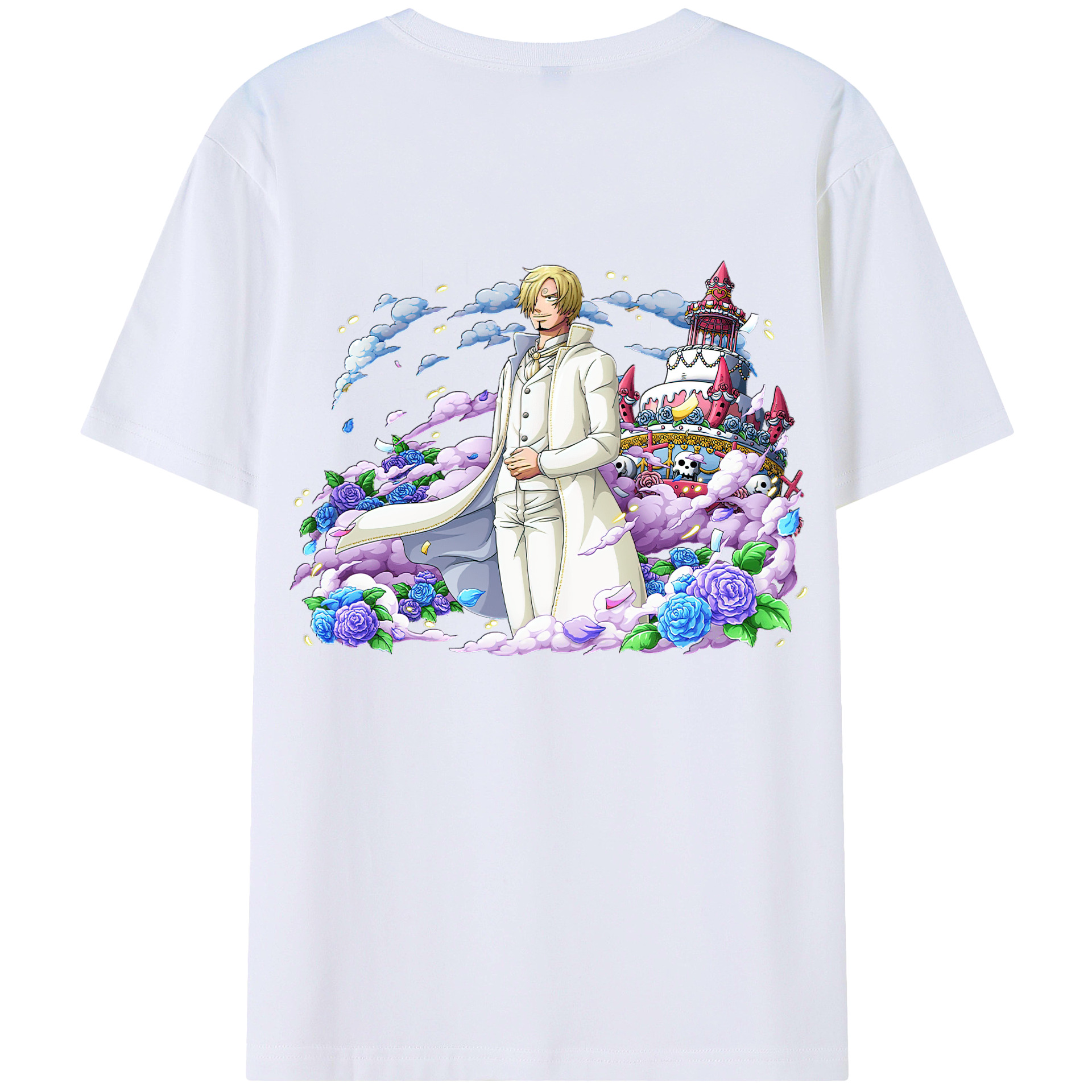 （画像用） ワンピース サンジ ONE PIECE Sanji レディース半袖Tシャツ(バックプリント)