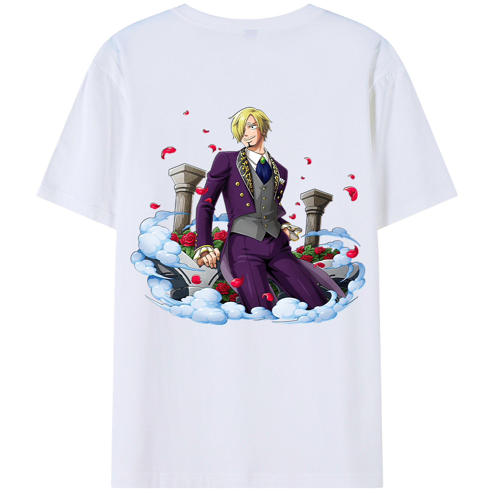 （画像用） ワンピース サンジ ONE PIECE Sanji レディース半袖Tシャツ(バックプリント)