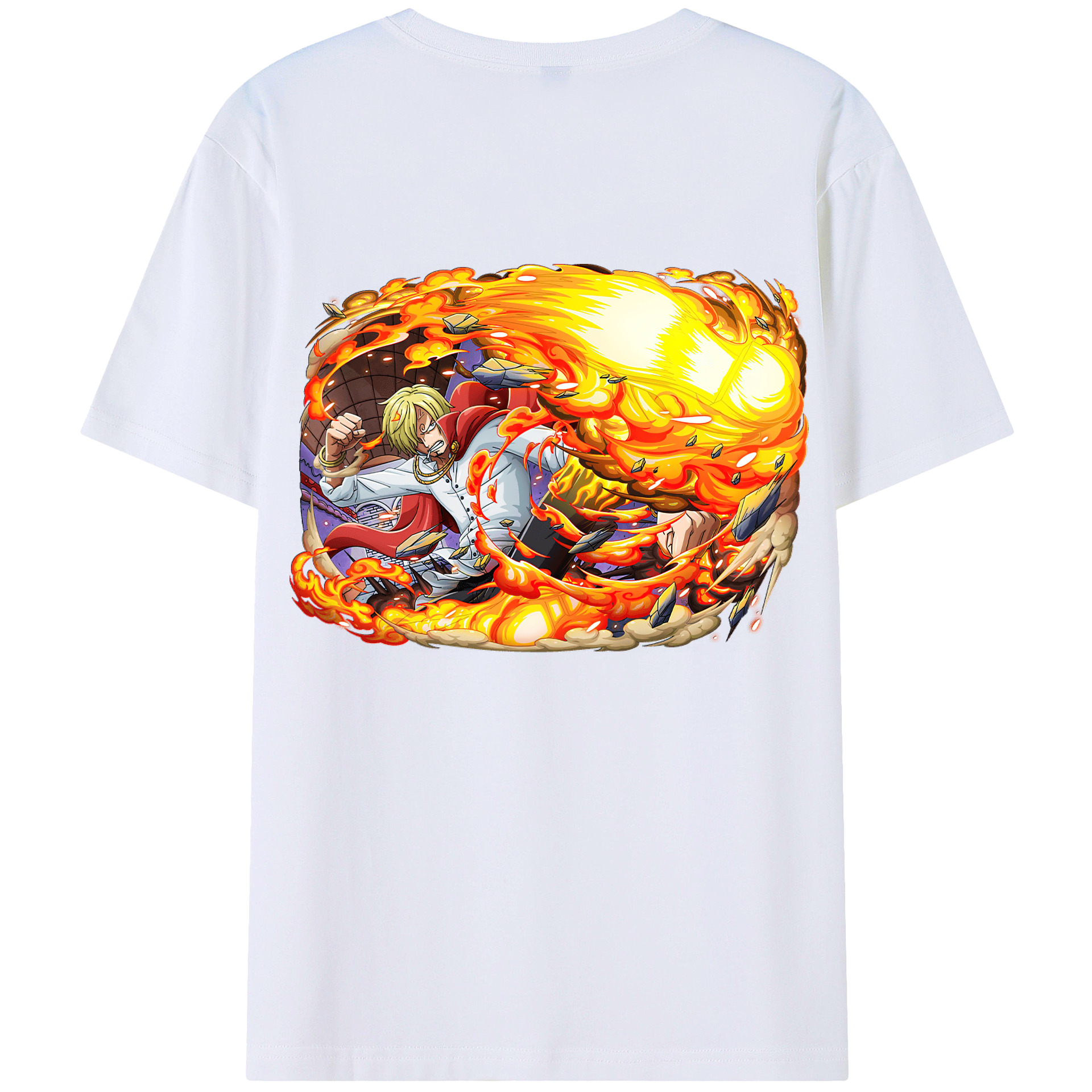 （画像用） ワンピース サンジ ONE PIECE Sanji レディース半袖Tシャツ(バックプリント)