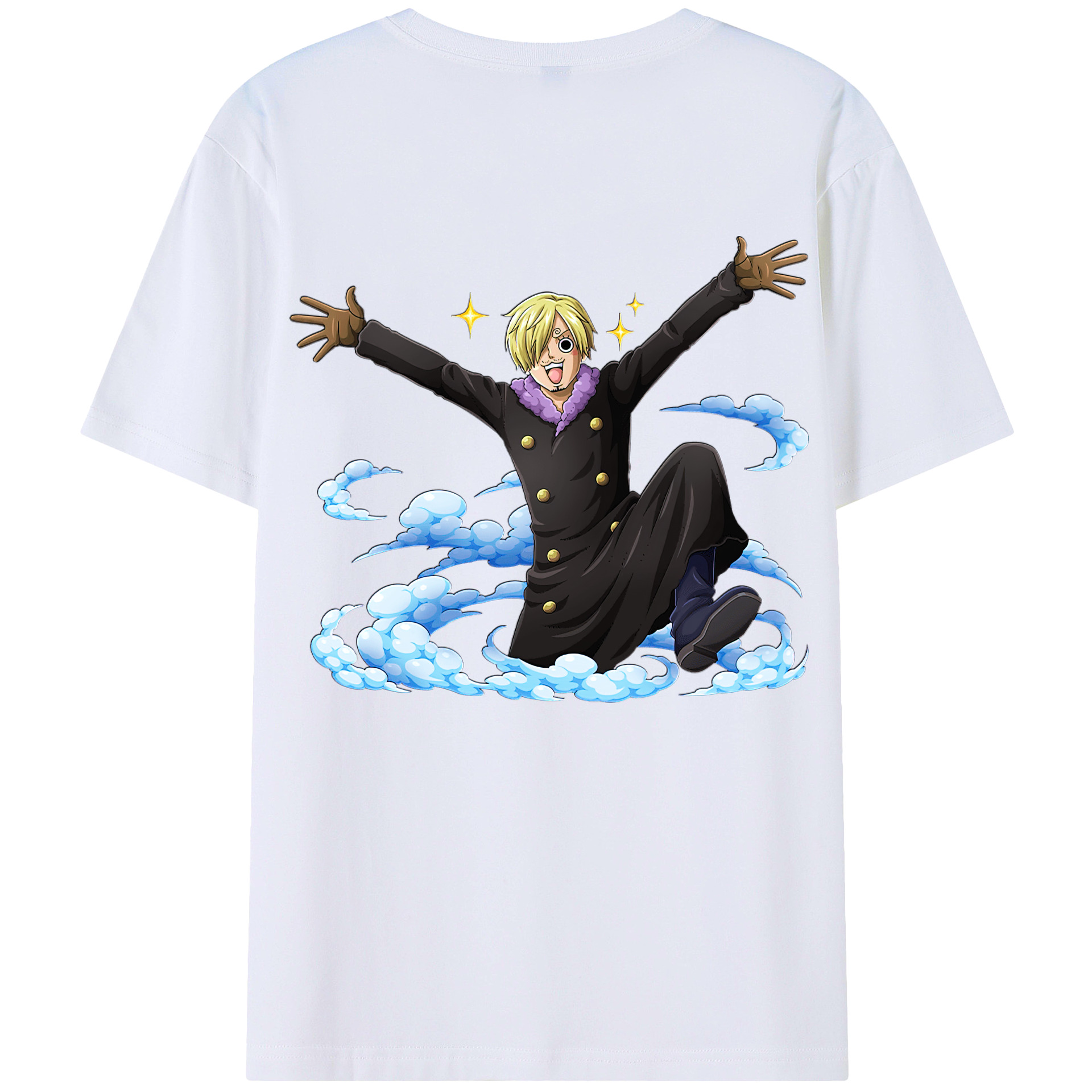 （画像用） ワンピース サンジ ONE PIECE Sanji レディース半袖Tシャツ(バックプリント)