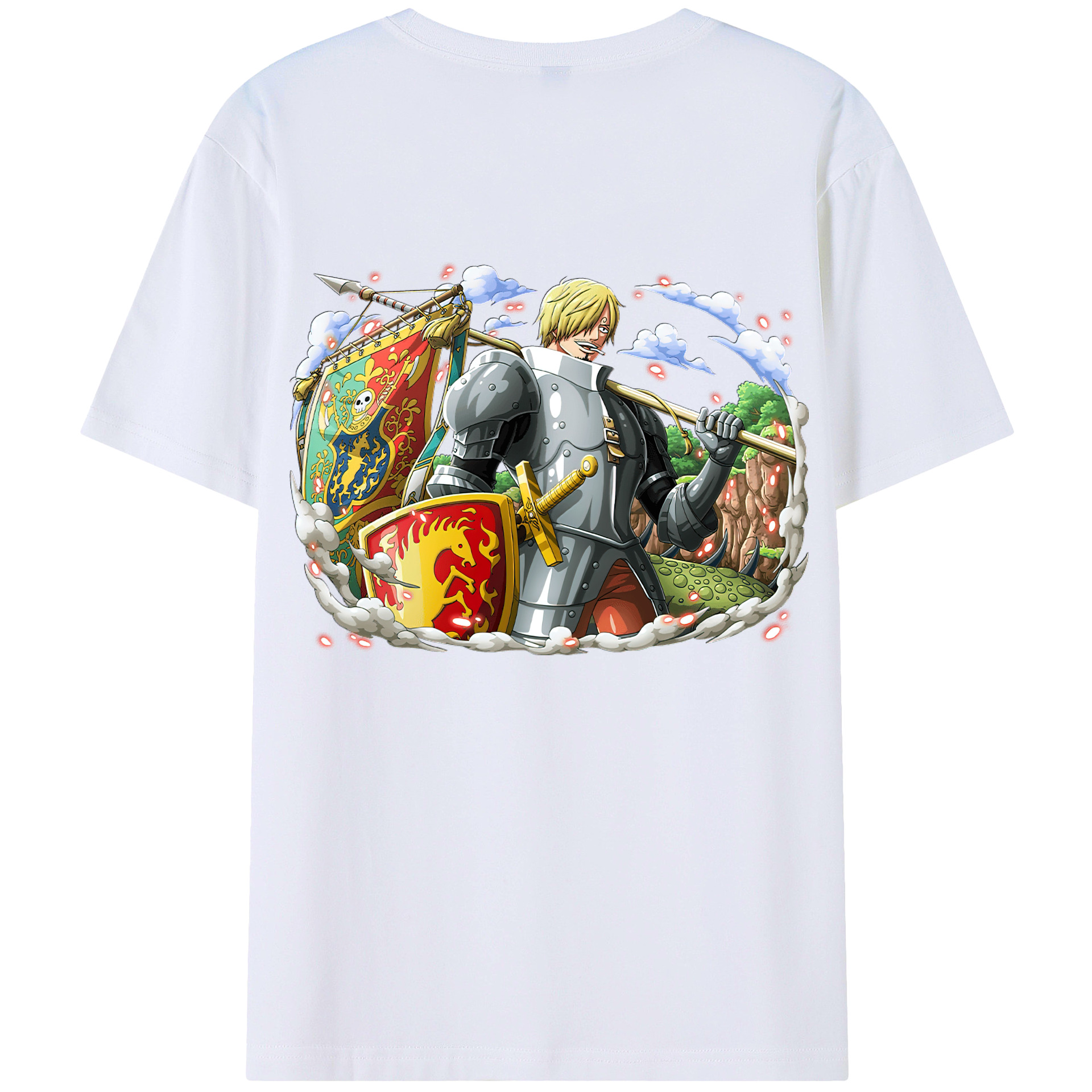 （画像用） ワンピース サンジ ONE PIECE Sanji レディース半袖Tシャツ(バックプリント)