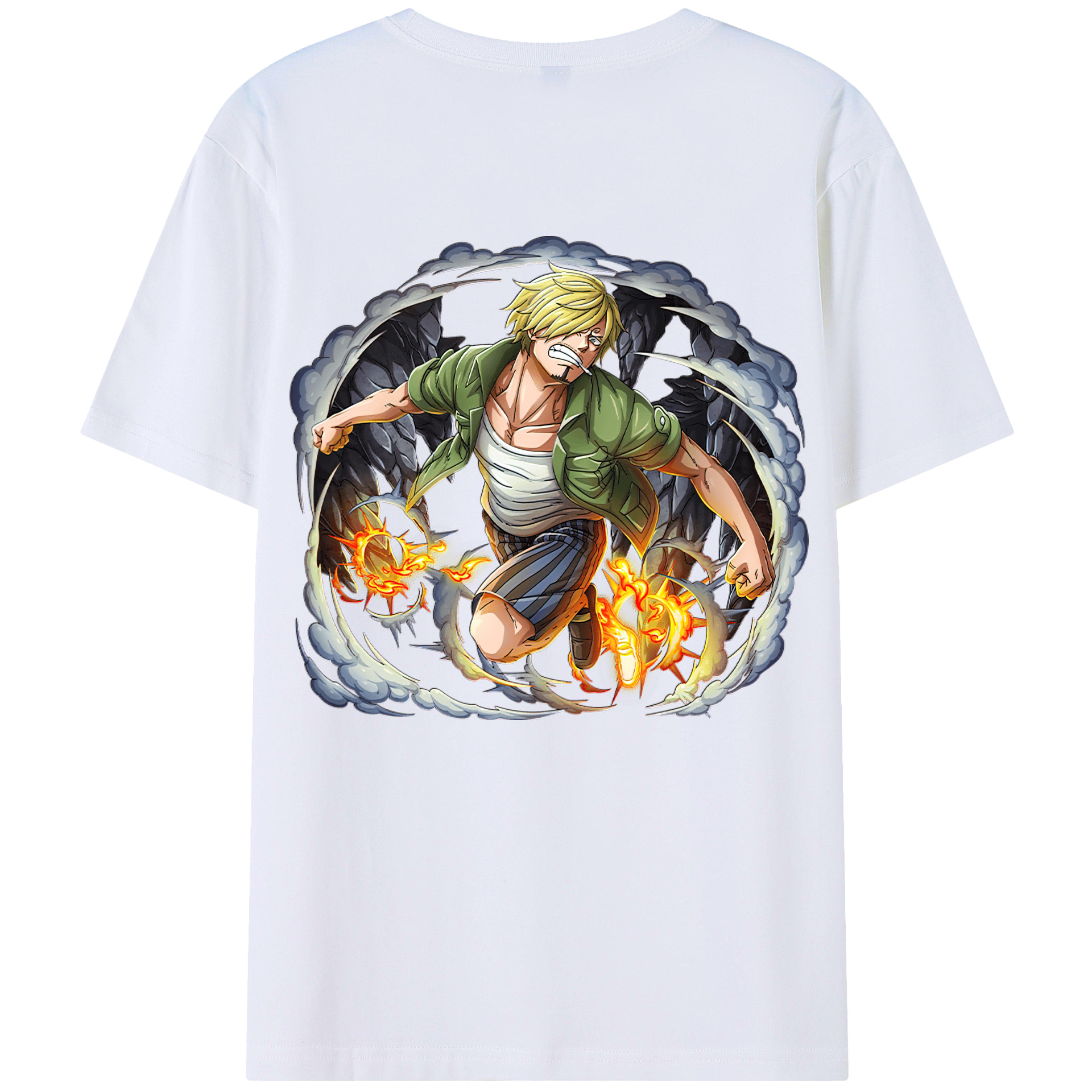 （画像用） ワンピース サンジ ONE PIECE Sanji レディース半袖Tシャツ(バックプリント)