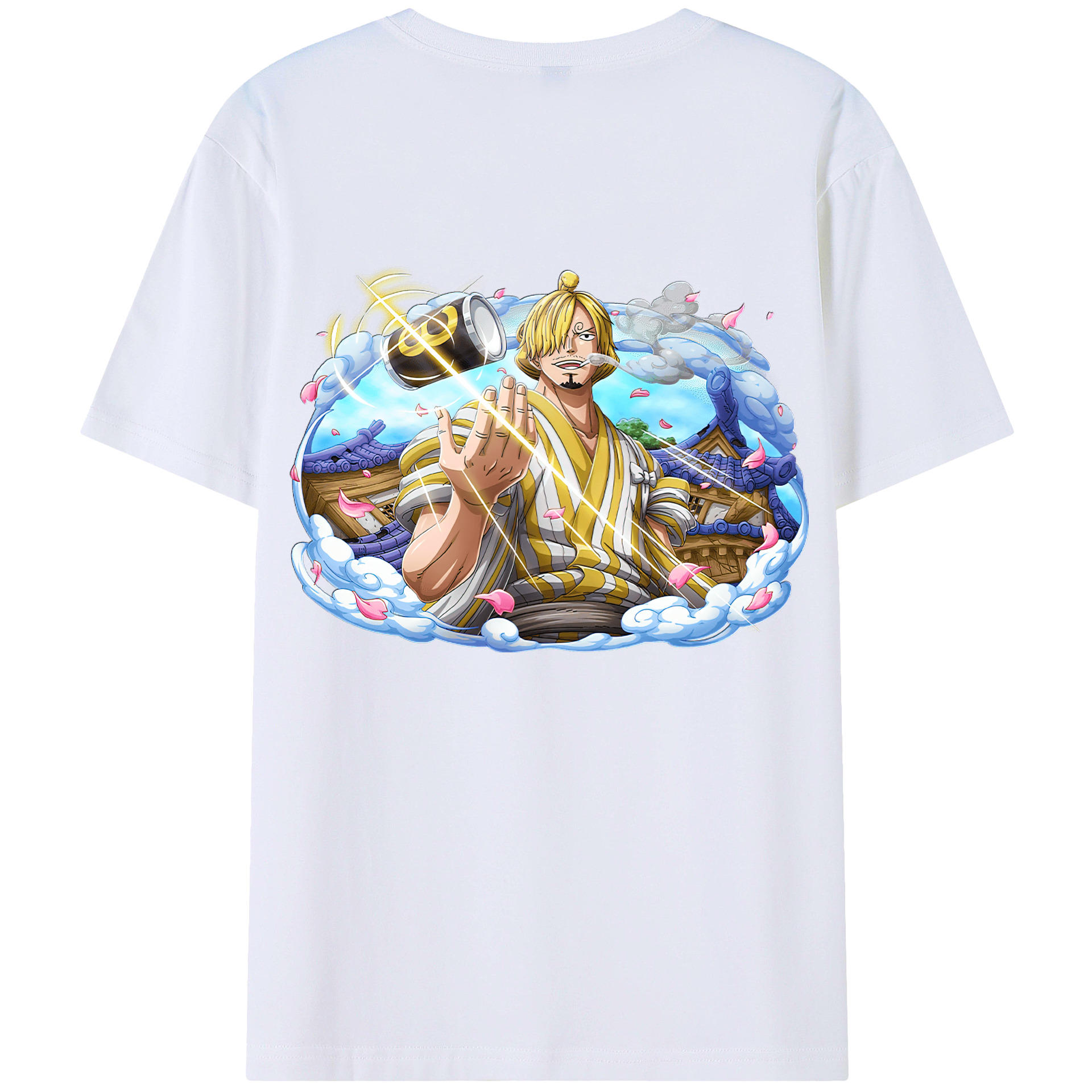 （画像用） ワンピース サンジ ONE PIECE Sanji レディース半袖Tシャツ(バックプリント)