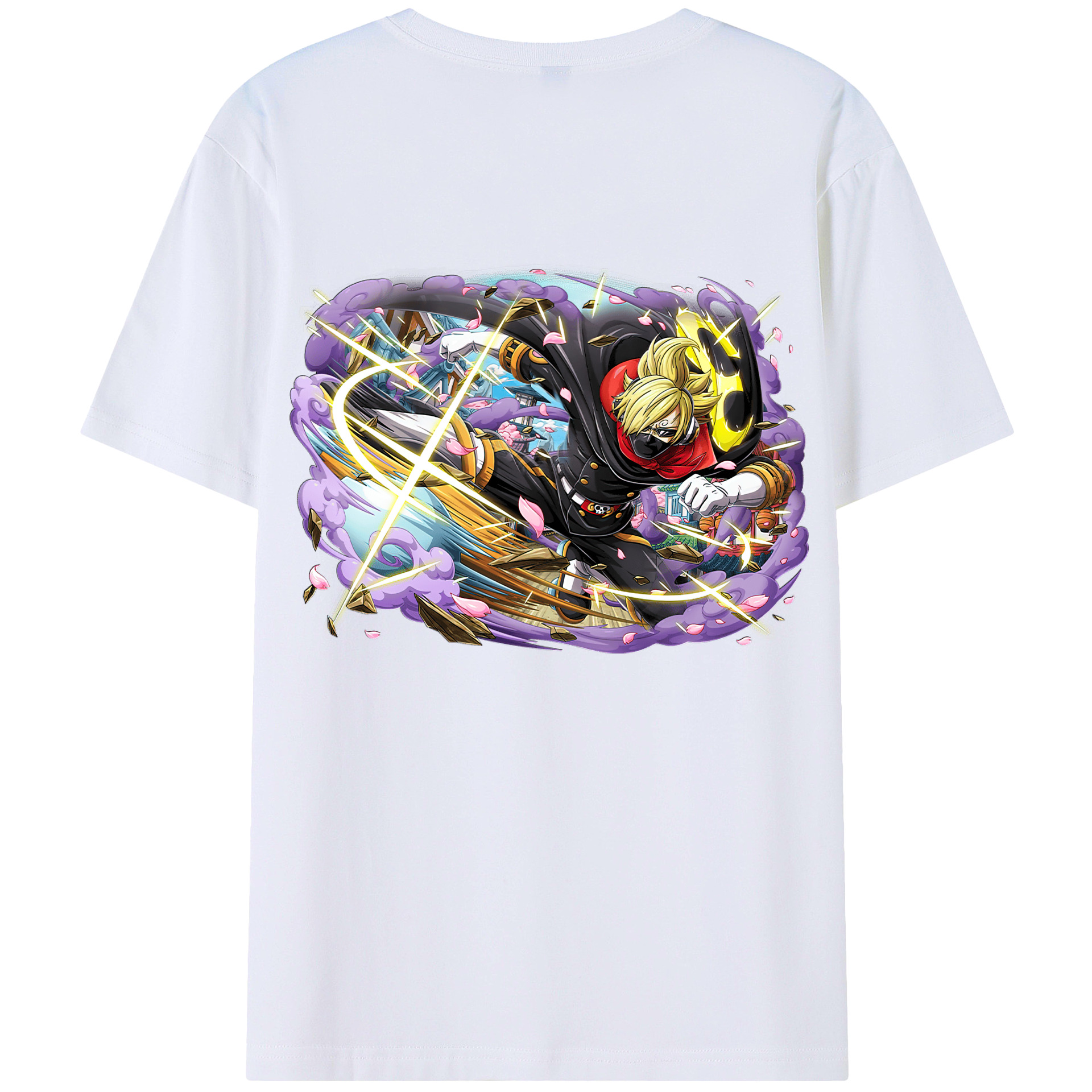 （画像用） ワンピース サンジ ONE PIECE Sanji レディース半袖Tシャツ(バックプリント)