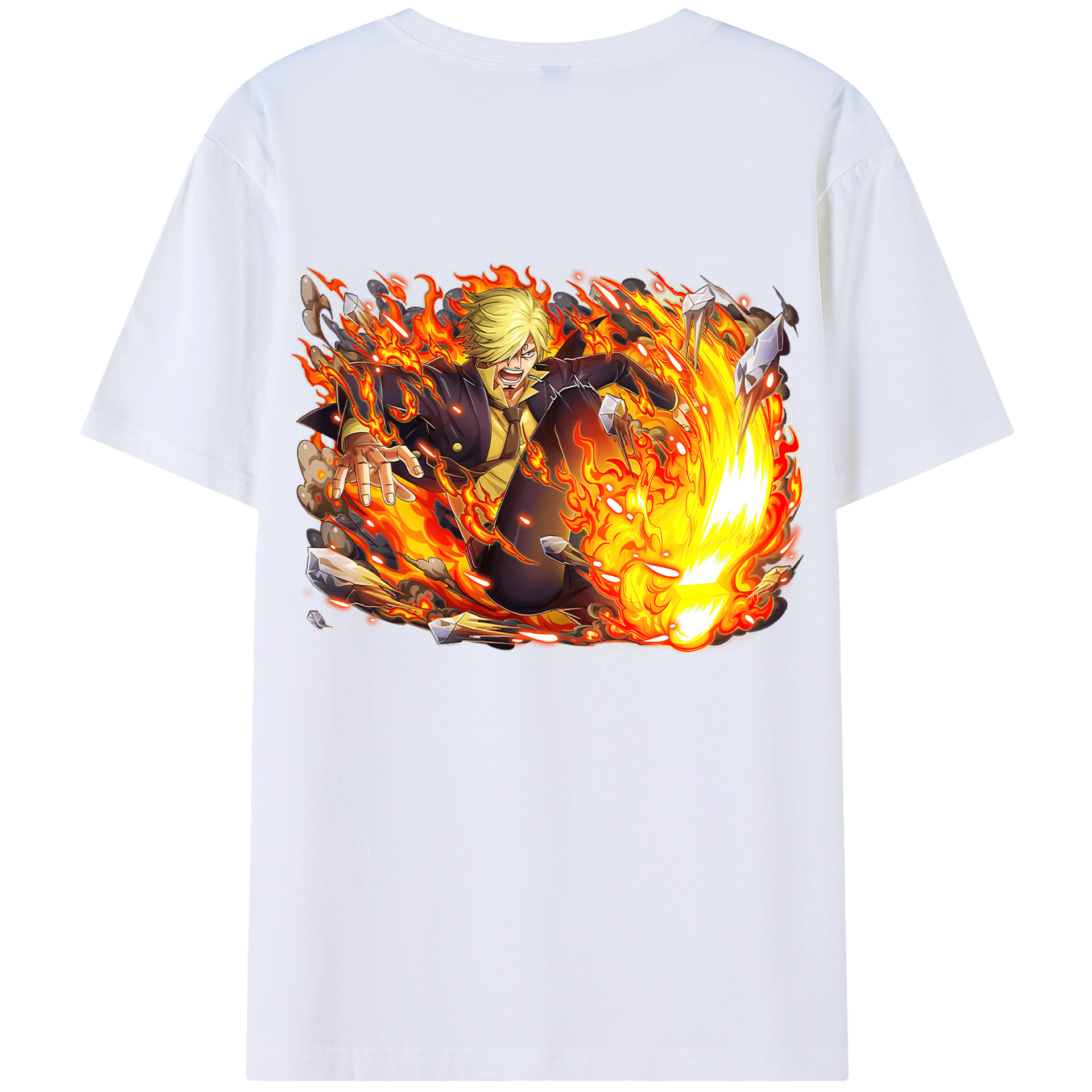 （画像用） ワンピース サンジ ONE PIECE Sanji レディース半袖Tシャツ(バックプリント)