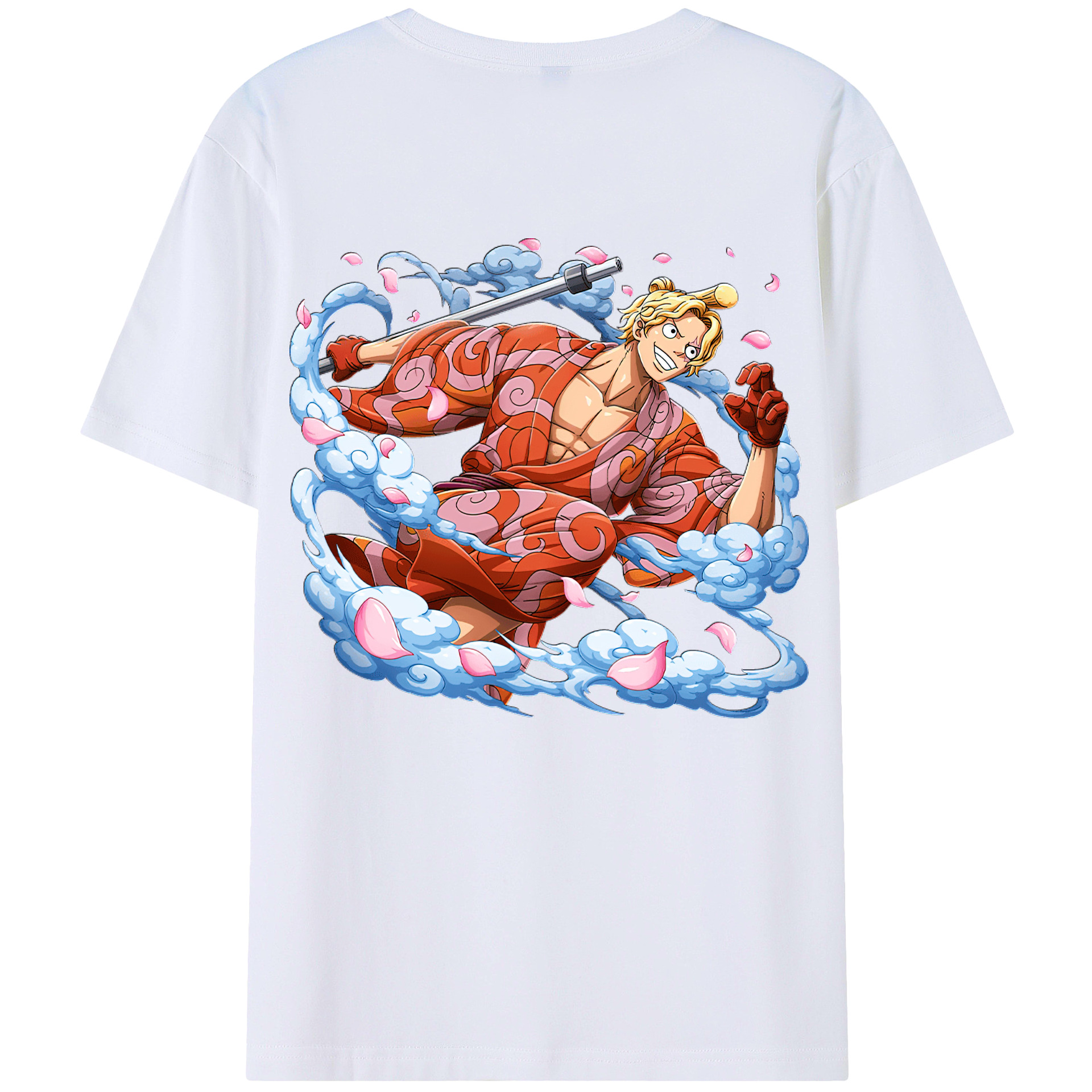 （画像用） ワンピース サンジ ONE PIECE Sanji レディース半袖Tシャツ(バックプリント)
