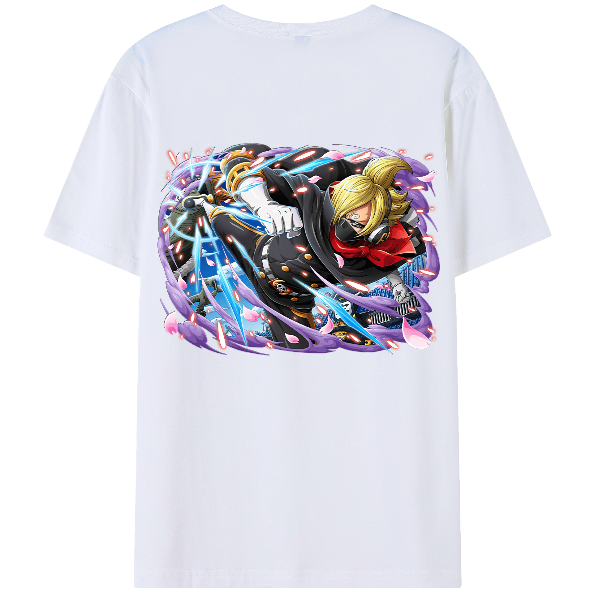 （画像用） ワンピース サンジ ONE PIECE Sanji レディース半袖Tシャツ(バックプリント)