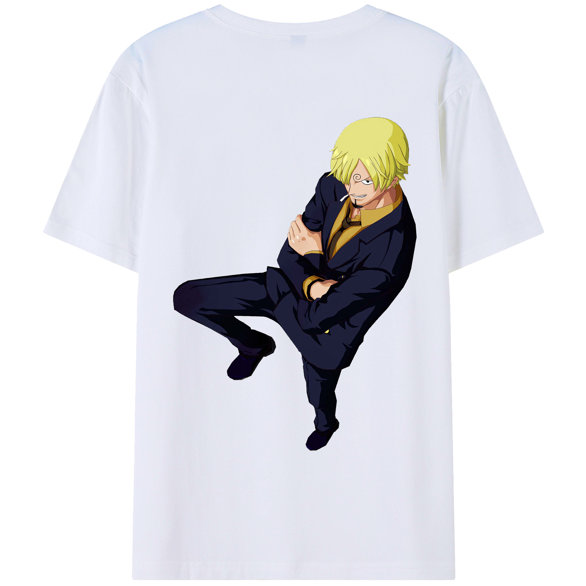 （画像用） ワンピース サンジ ONE PIECE Sanji レディース半袖Tシャツ(バックプリント)