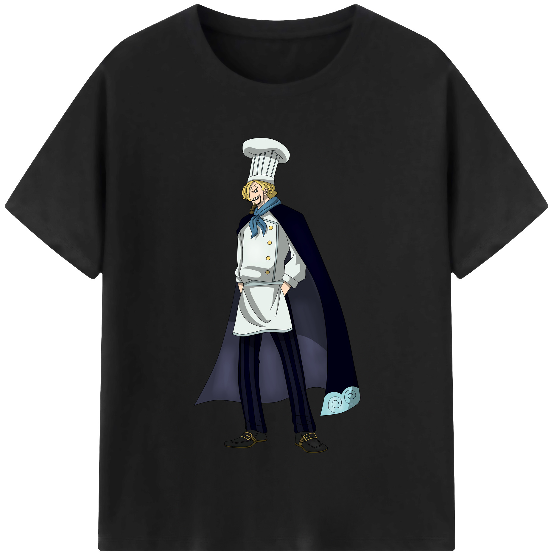 （画像用） ワンピース サンジ ONE PIECE Sanji レディースカジュアルプリントTシャツ（綿100％）