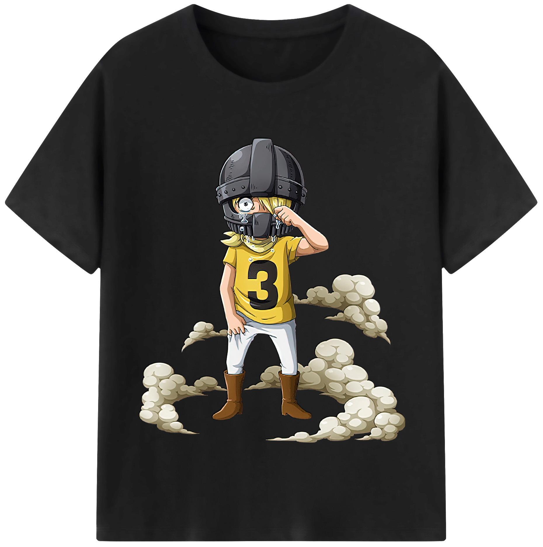 （画像用） ワンピース サンジ ONE PIECE Sanji レディースカジュアルプリントTシャツ（綿100％）