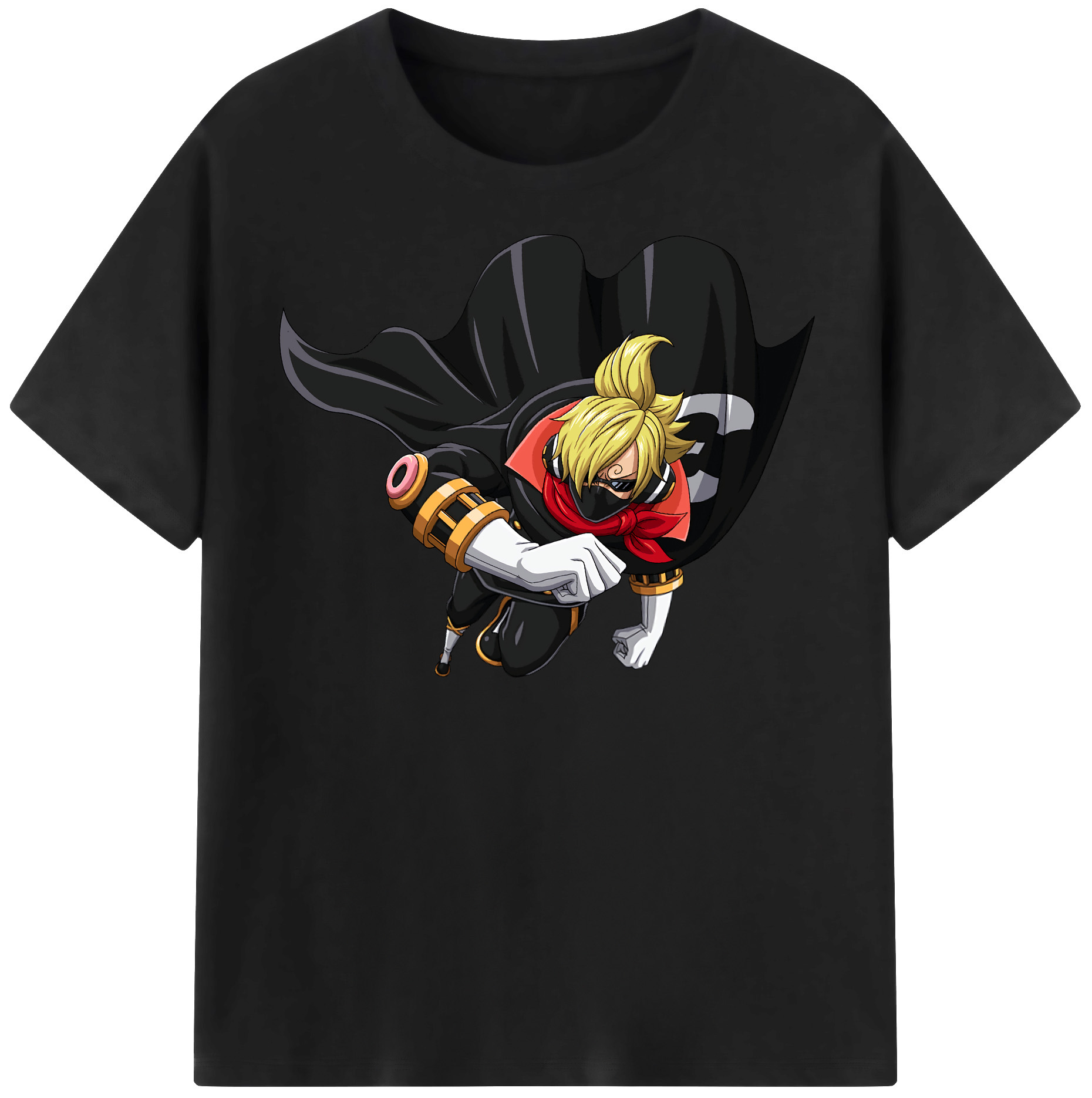 （画像用） ワンピース サンジ ONE PIECE Sanji レディースカジュアルプリントTシャツ（綿100％）
