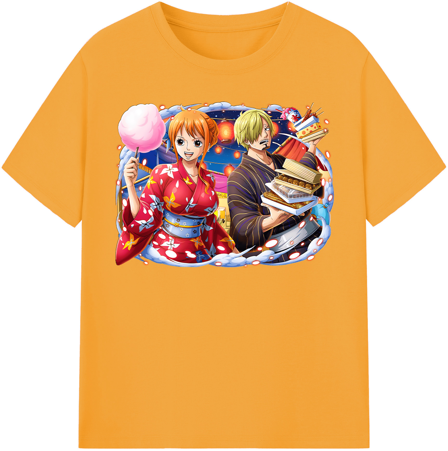 （画像用） ワンピース サンジ ONE PIECE Sanji レディースカジュアルプリントTシャツ（綿100％）