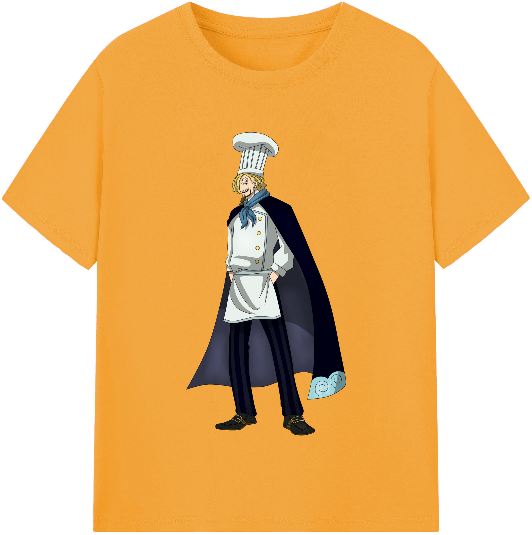 （画像用） ワンピース サンジ ONE PIECE Sanji レディースカジュアルプリントTシャツ（綿100％）
