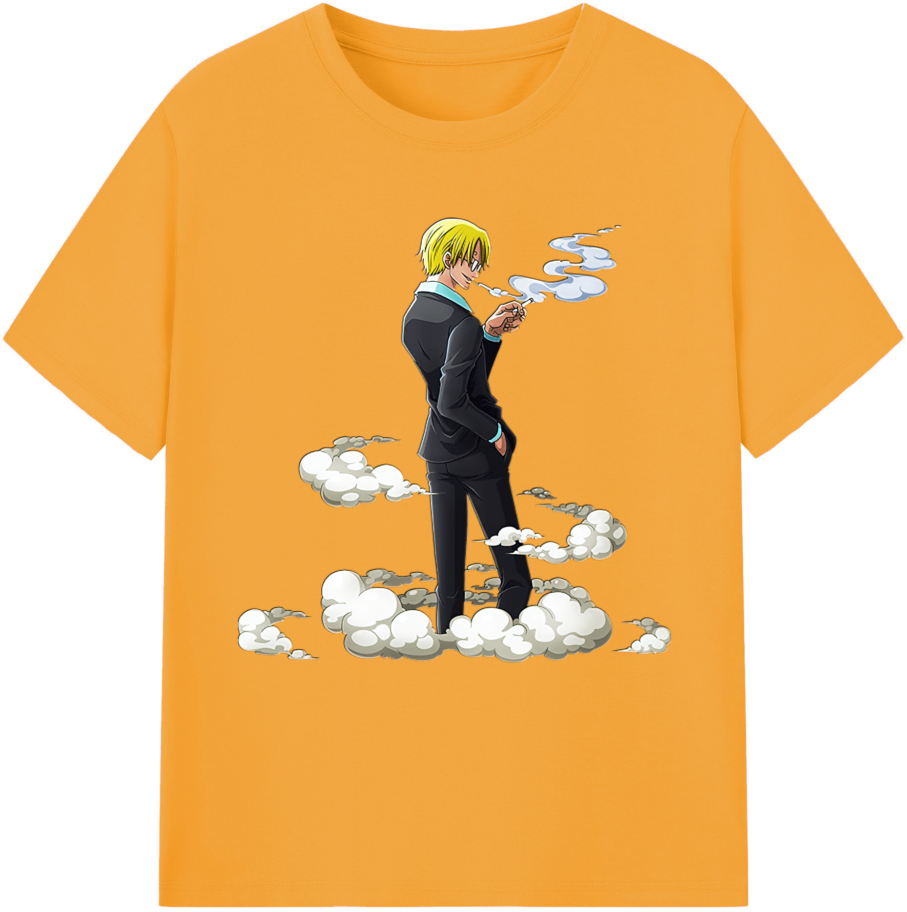 （画像用） ワンピース サンジ ONE PIECE Sanji レディースカジュアルプリントTシャツ（綿100％）