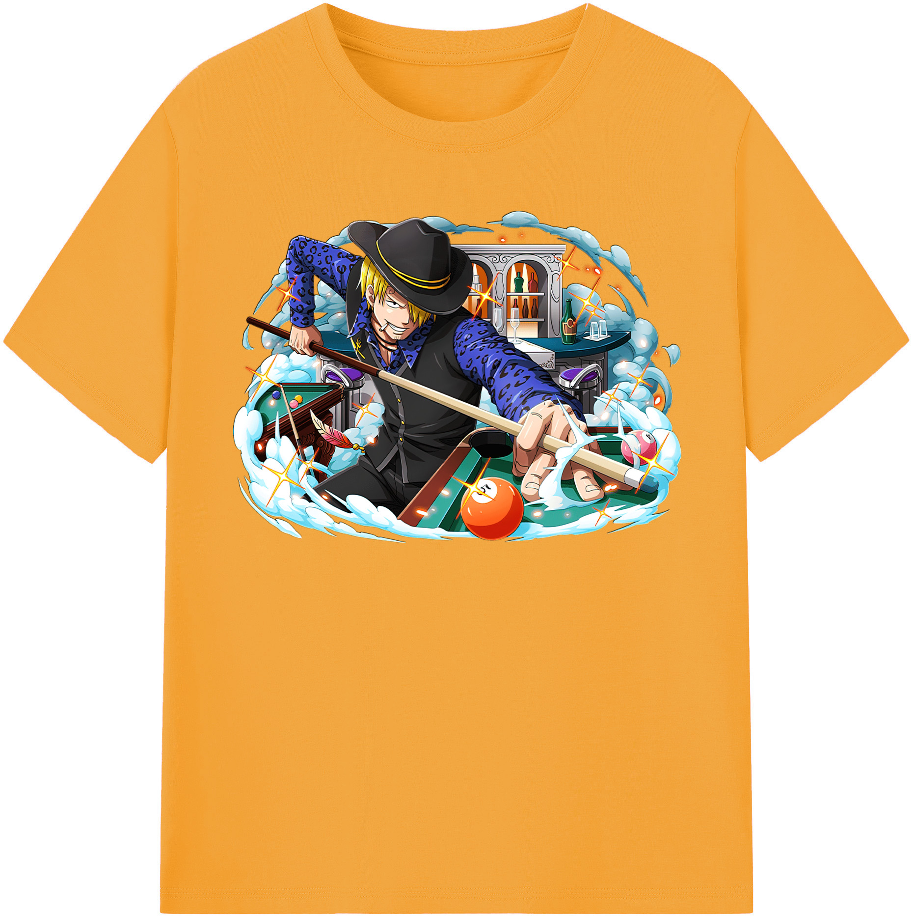 （画像用） ワンピース サンジ ONE PIECE Sanji レディースカジュアルプリントTシャツ（綿100％）