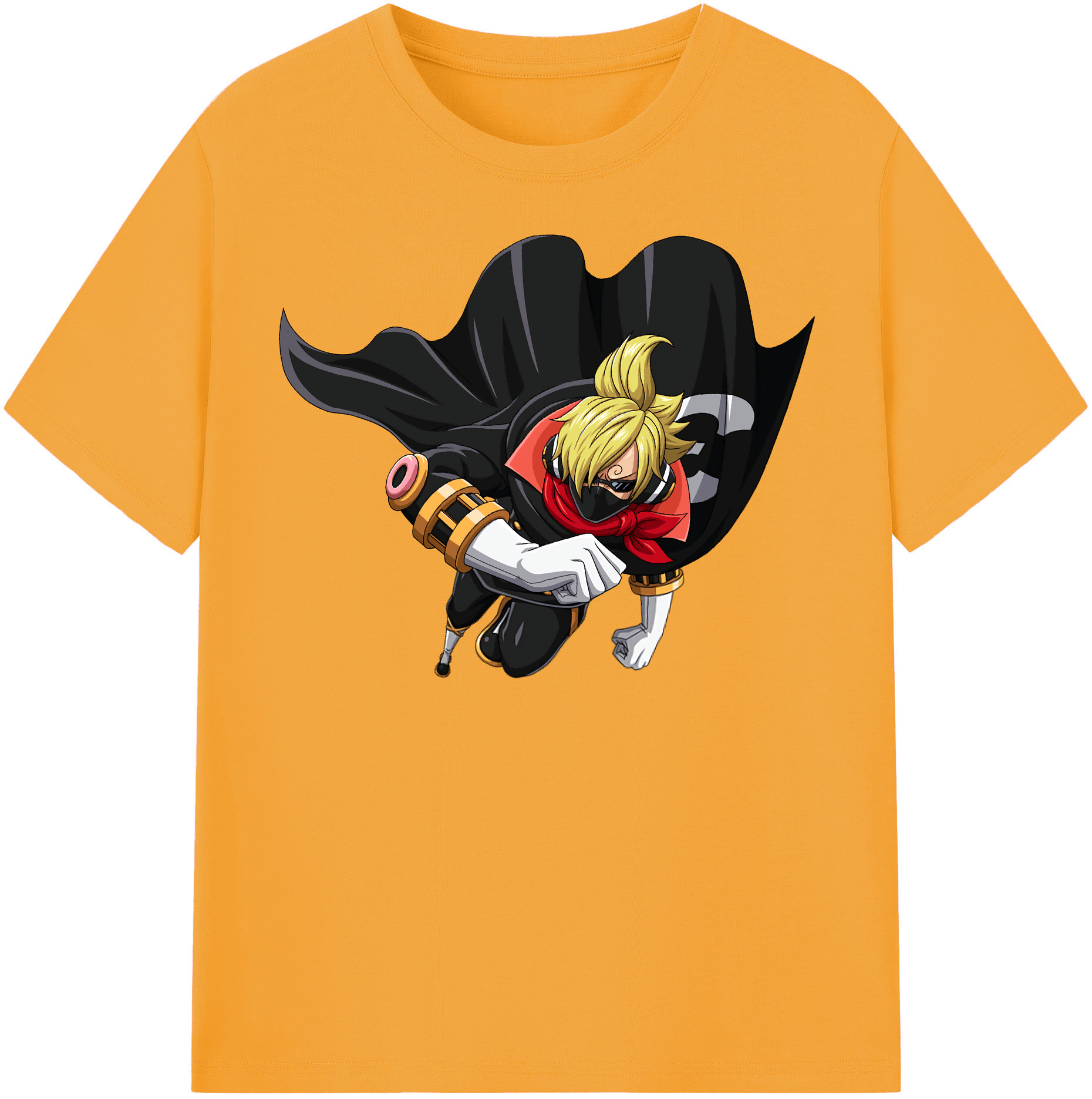 （画像用） ワンピース サンジ ONE PIECE Sanji レディースカジュアルプリントTシャツ（綿100％）