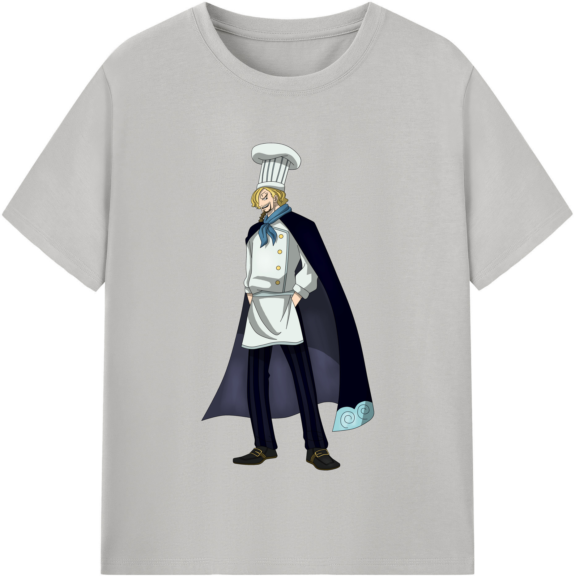 （画像用） ワンピース サンジ ONE PIECE Sanji レディースカジュアルプリントTシャツ（綿100％）
