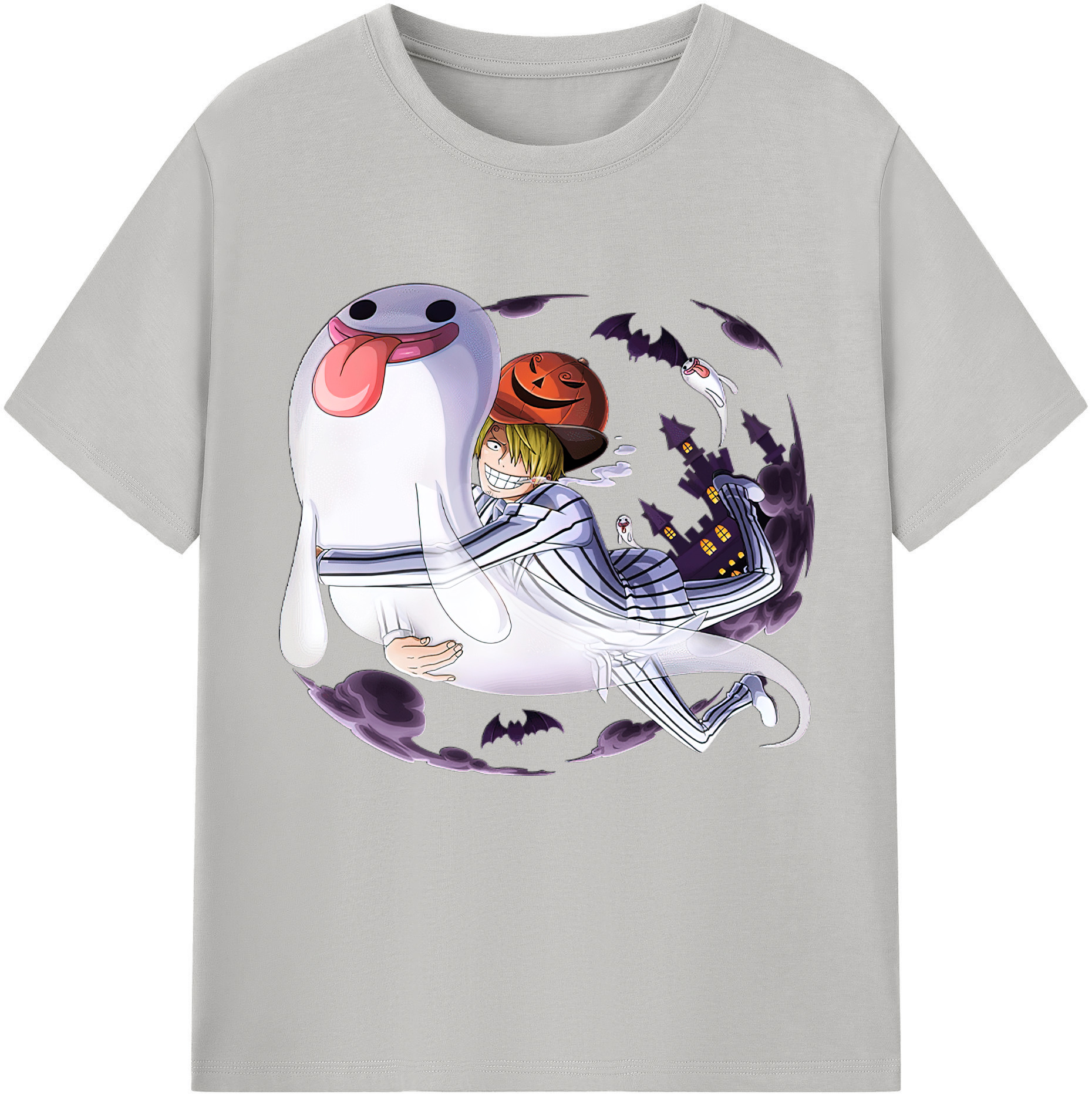 （画像用） ワンピース サンジ ONE PIECE Sanji レディースカジュアルプリントTシャツ（綿100％）