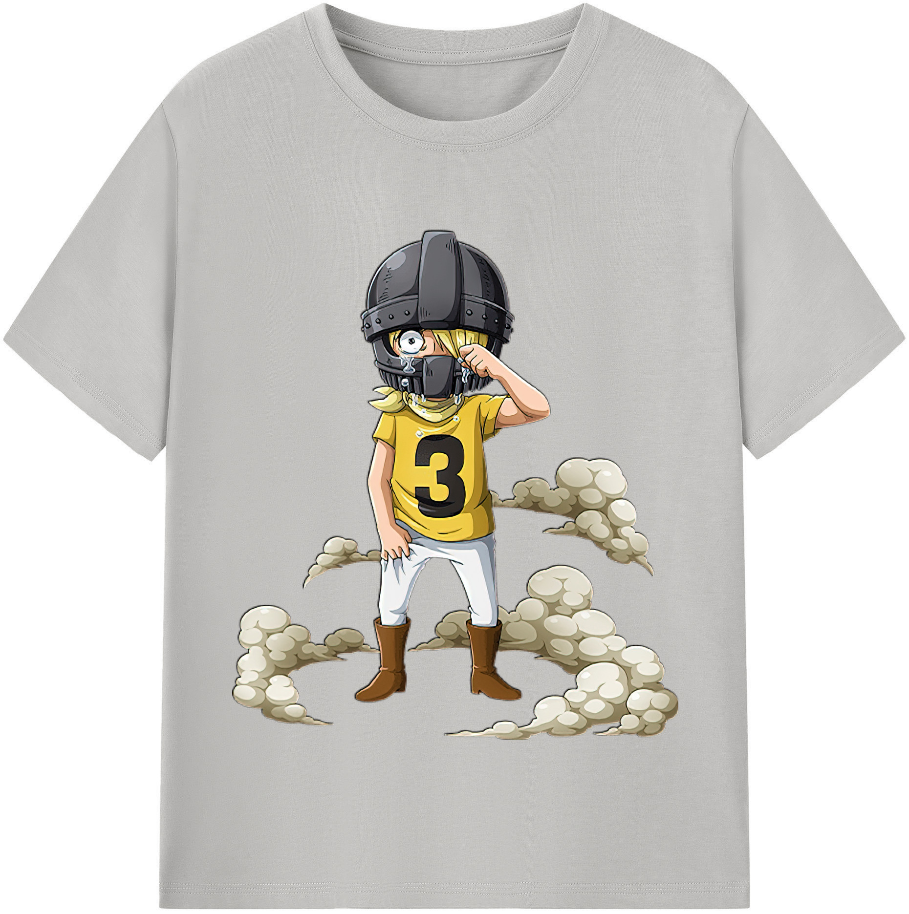 （画像用） ワンピース サンジ ONE PIECE Sanji レディースカジュアルプリントTシャツ（綿100％）