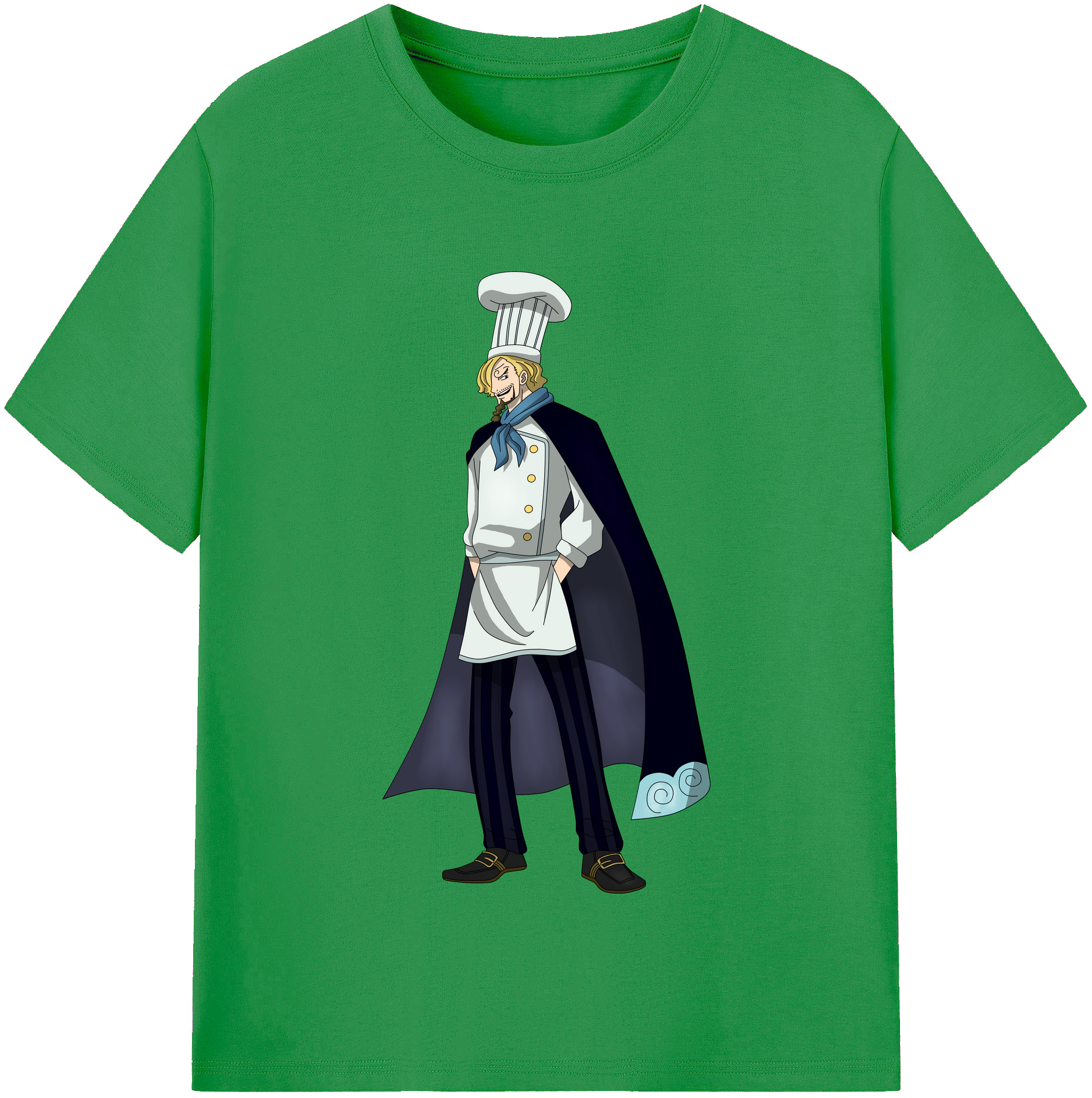 （画像用） ワンピース サンジ ONE PIECE Sanji レディースカジュアルプリントTシャツ（綿100％）