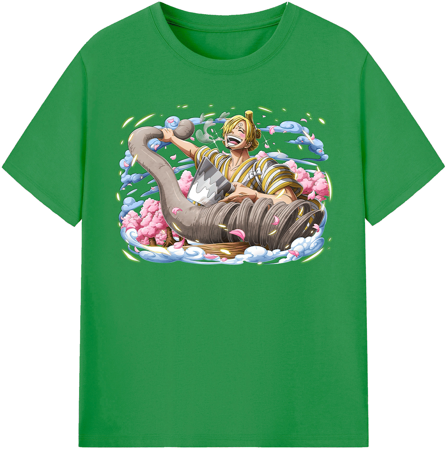 （画像用） ワンピース サンジ ONE PIECE Sanji レディースカジュアルプリントTシャツ（綿100％）