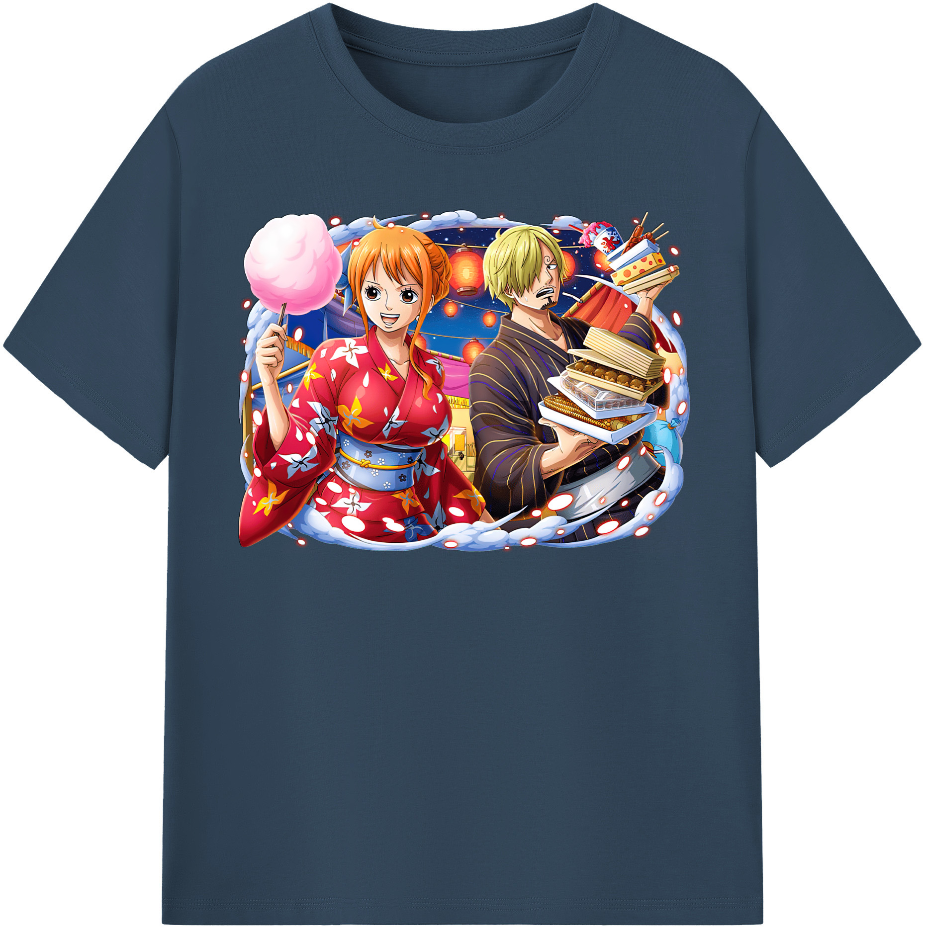 （画像用） ワンピース サンジ ONE PIECE Sanji レディースカジュアルプリントTシャツ（綿100％）