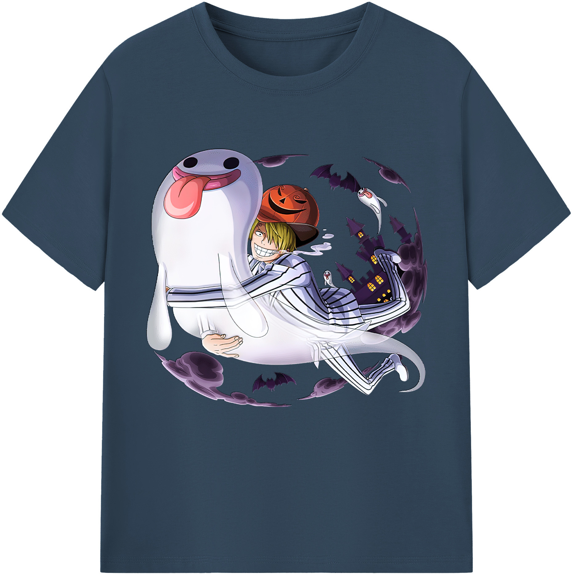 （画像用） ワンピース サンジ ONE PIECE Sanji レディースカジュアルプリントTシャツ（綿100％）