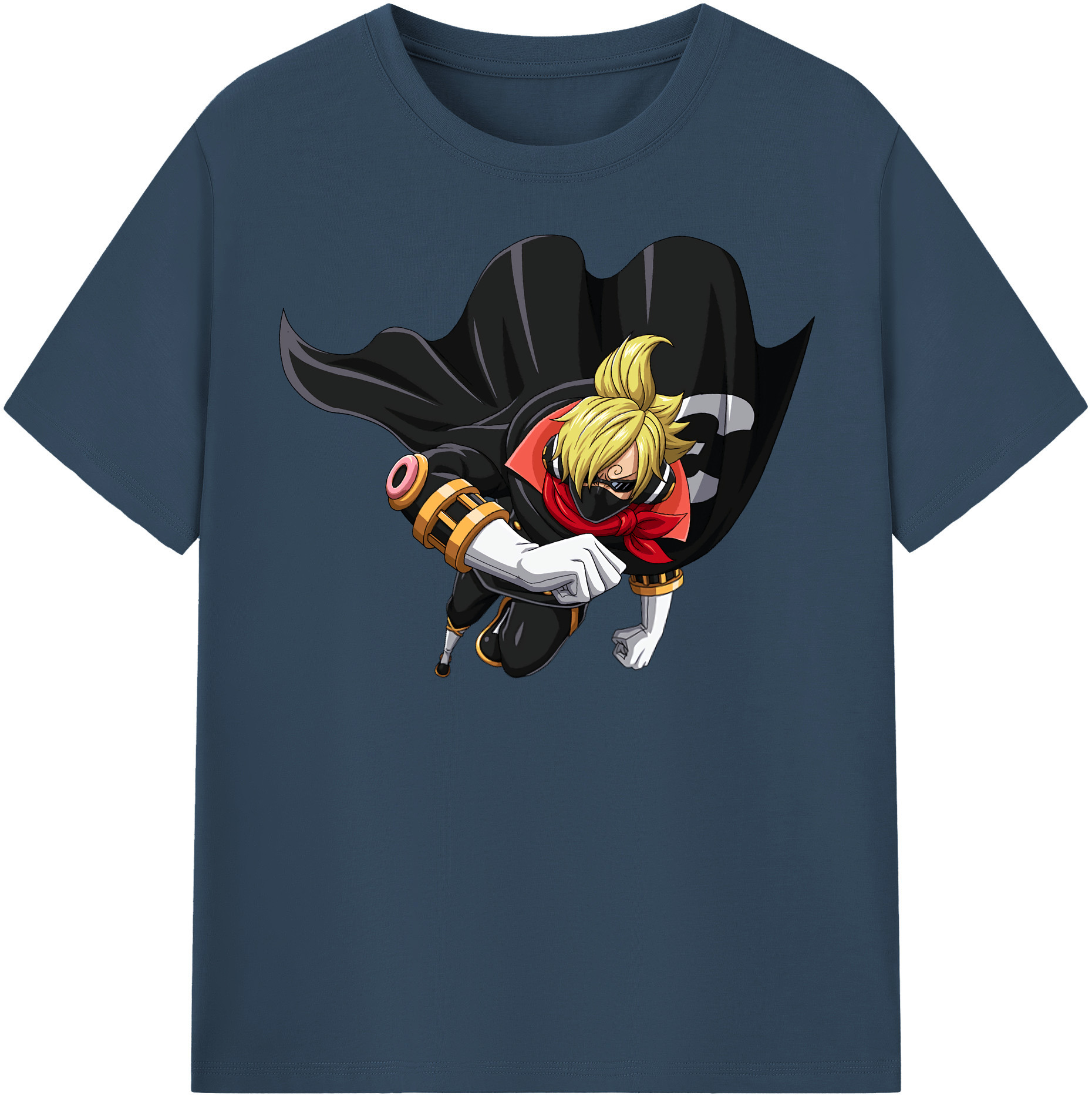 （画像用） ワンピース サンジ ONE PIECE Sanji レディースカジュアルプリントTシャツ（綿100％）
