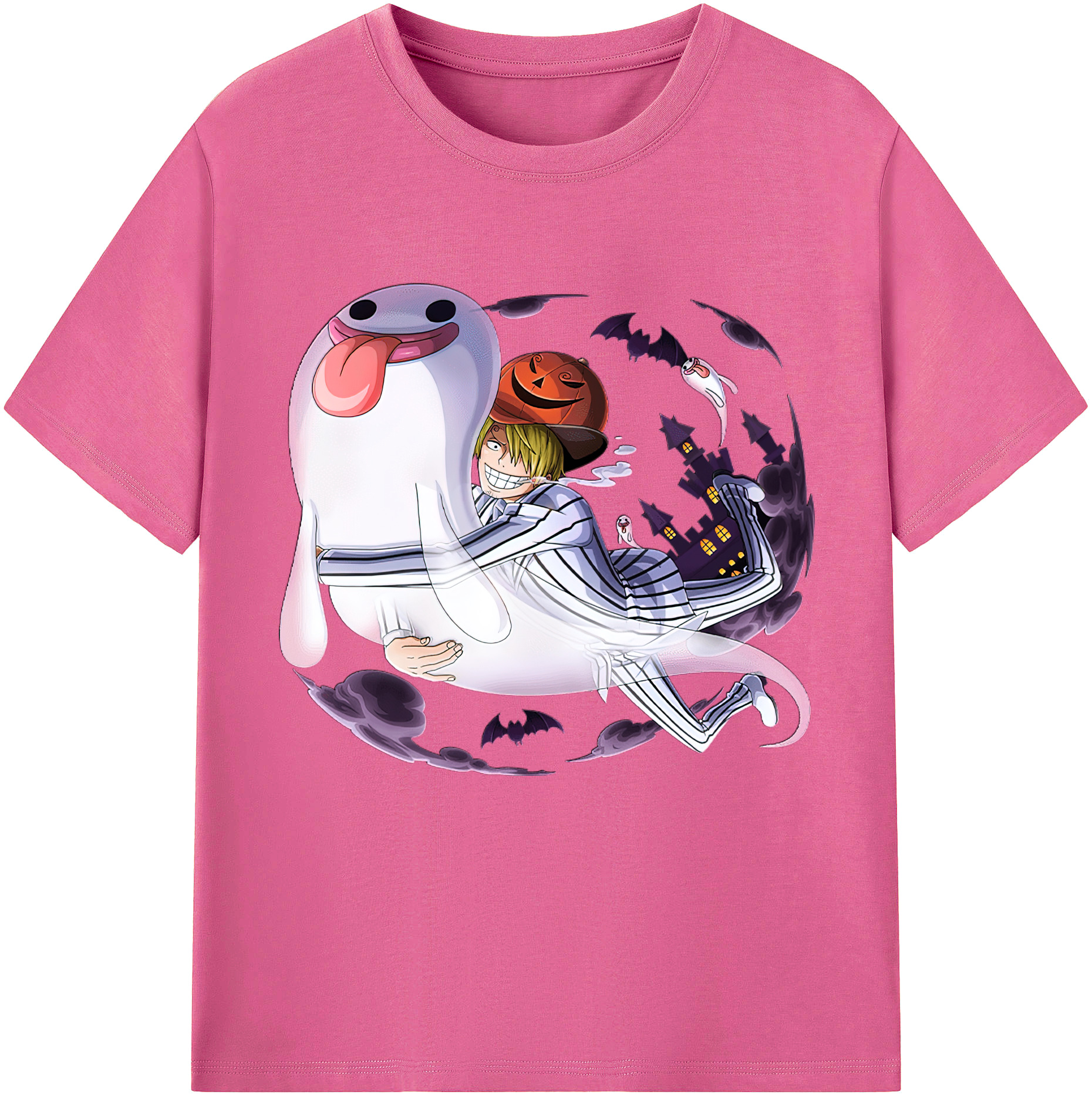 （画像用） ワンピース サンジ ONE PIECE Sanji レディースカジュアルプリントTシャツ（綿100％）
