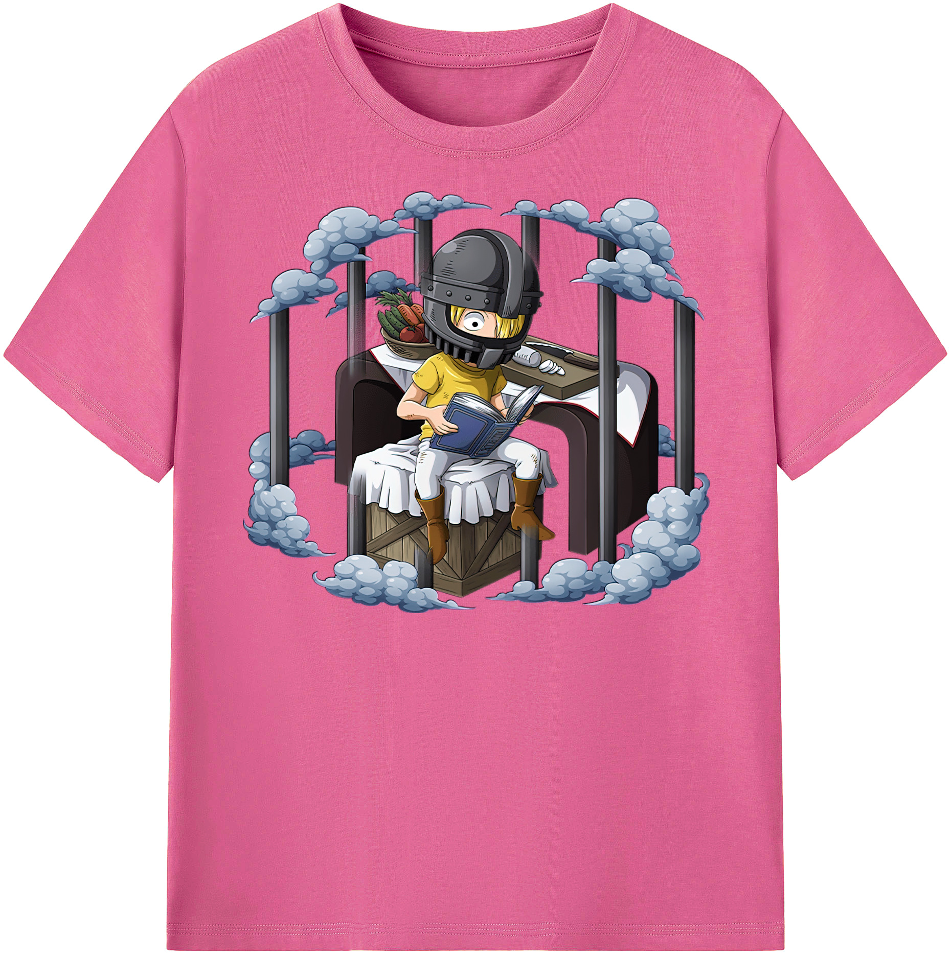 （画像用） ワンピース サンジ ONE PIECE Sanji レディースカジュアルプリントTシャツ（綿100％）