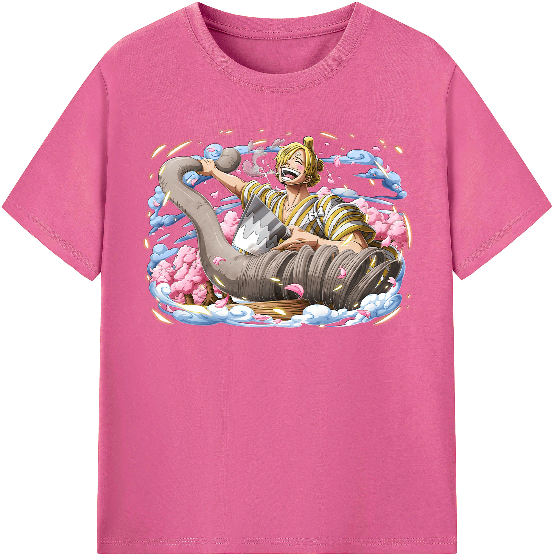 （画像用） ワンピース サンジ ONE PIECE Sanji レディースカジュアルプリントTシャツ（綿100％）