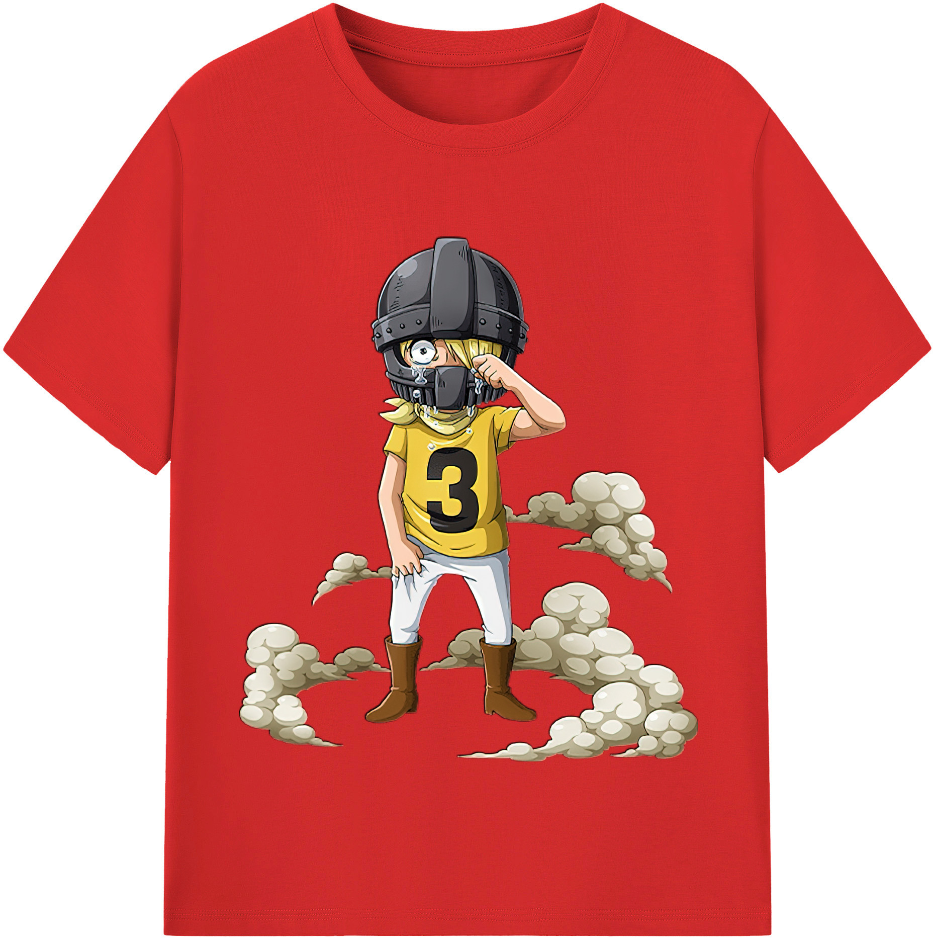 （画像用） ワンピース サンジ ONE PIECE Sanji レディースカジュアルプリントTシャツ（綿100％）