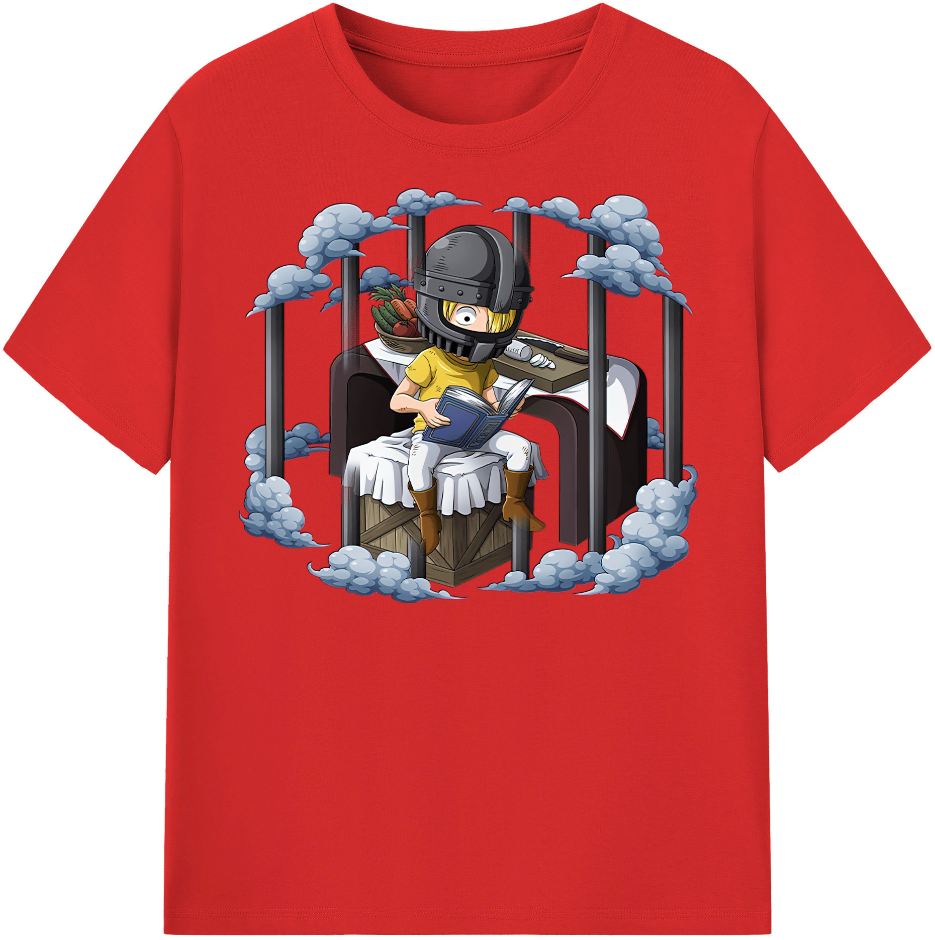 （画像用） ワンピース サンジ ONE PIECE Sanji レディースカジュアルプリントTシャツ（綿100％）