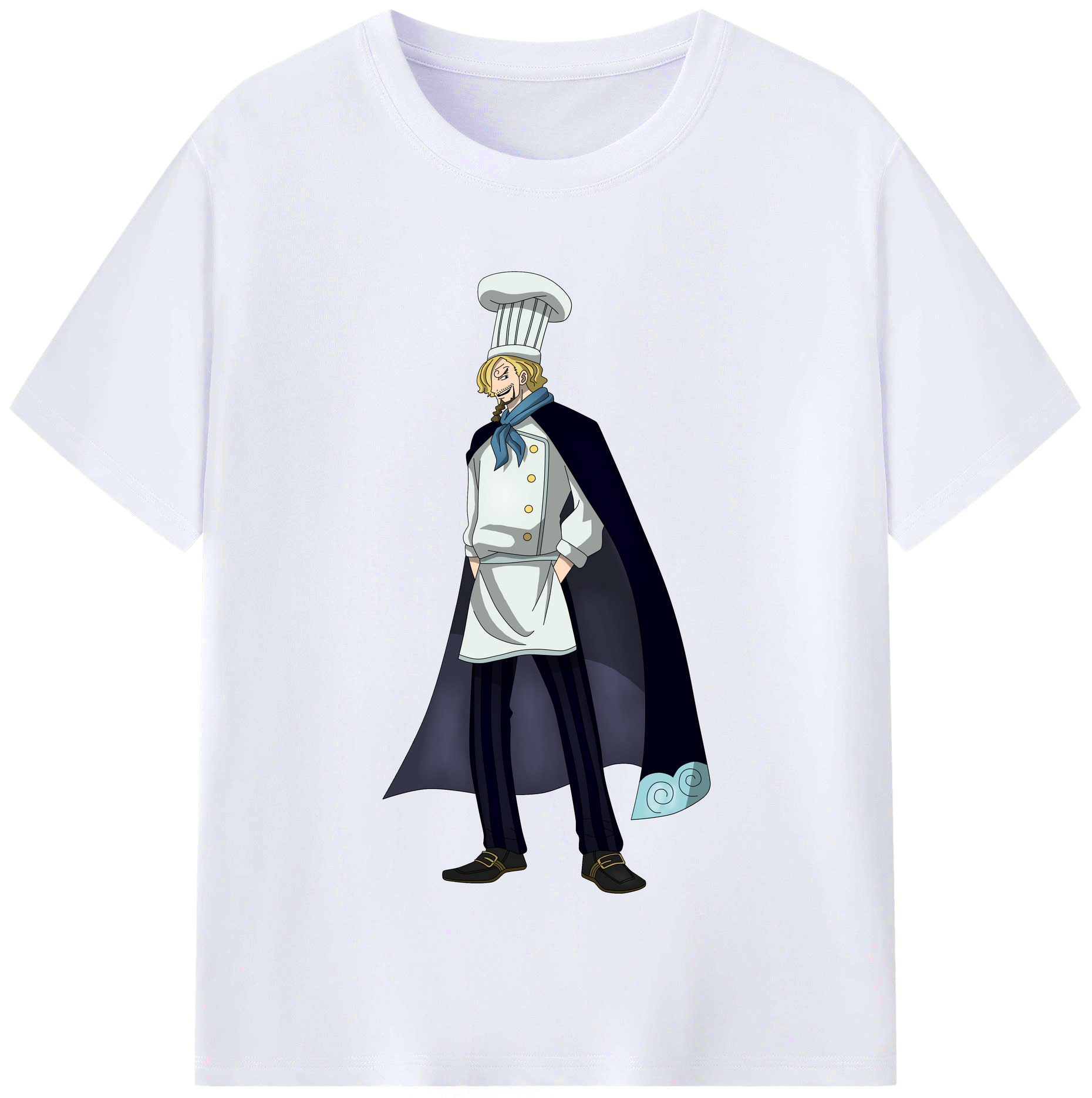 （画像用） ワンピース サンジ ONE PIECE Sanji レディースカジュアルプリントTシャツ（綿100％）