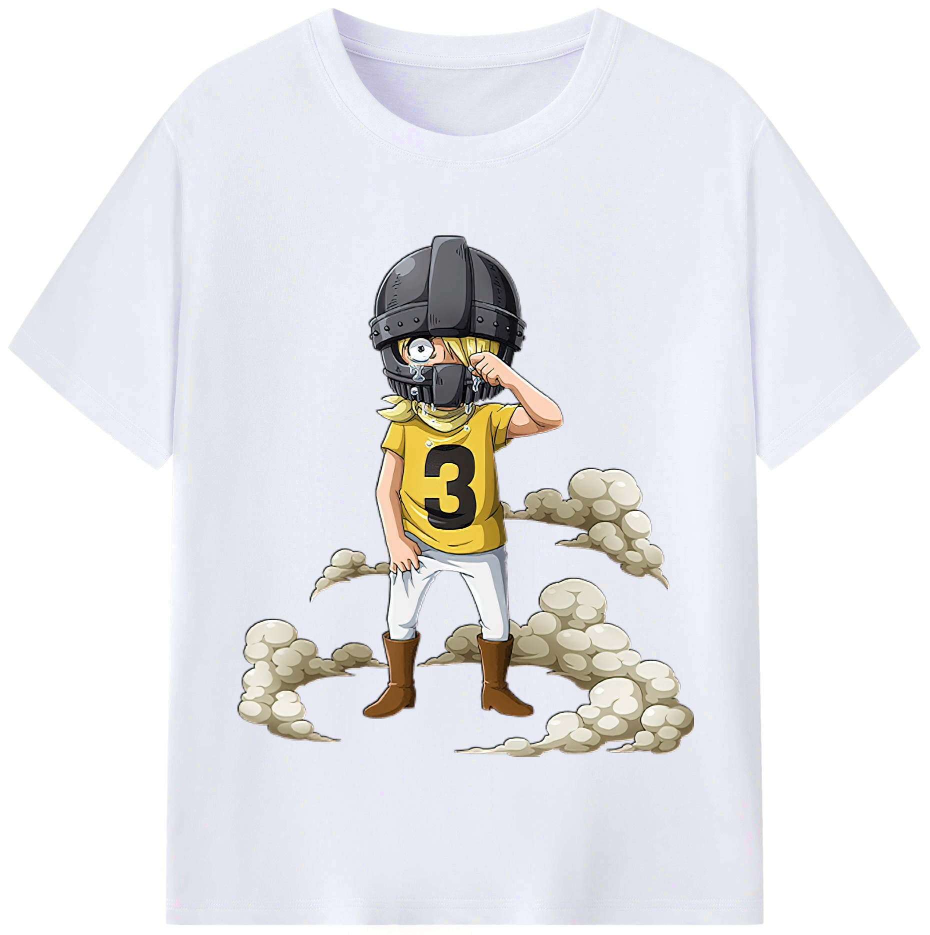 （画像用） ワンピース サンジ ONE PIECE Sanji レディースカジュアルプリントTシャツ（綿100％）