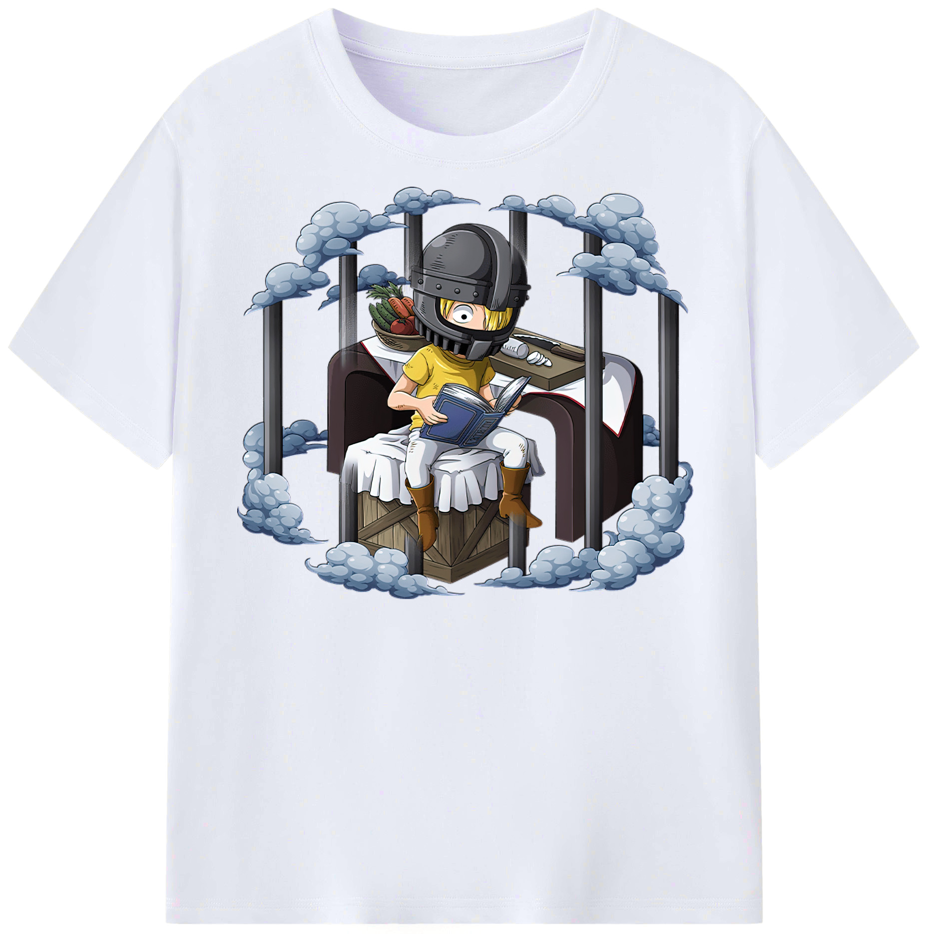 （画像用） ワンピース サンジ ONE PIECE Sanji レディースカジュアルプリントTシャツ（綿100％）
